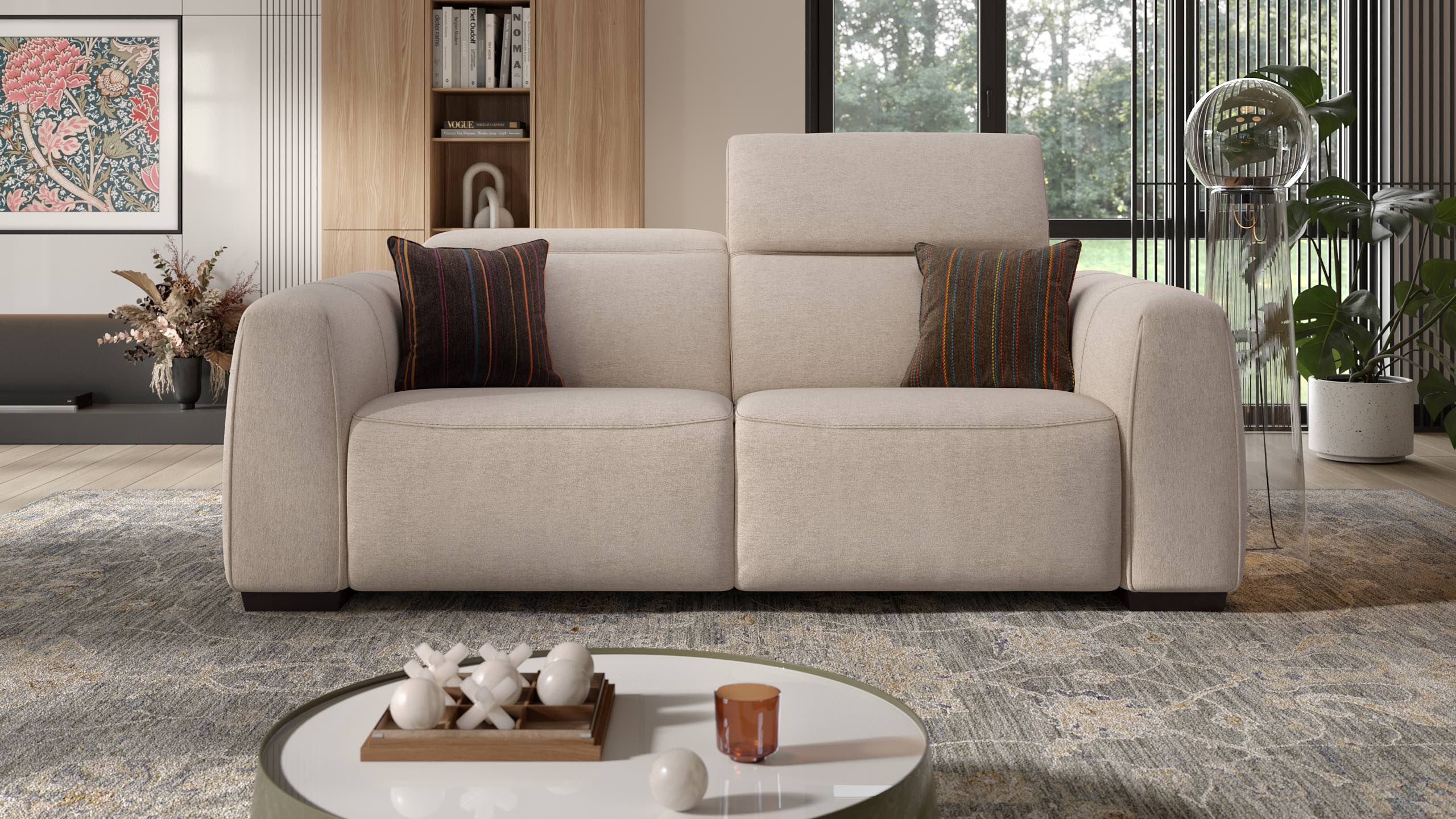 Stoff 3-Sitzer Sofa MILLESIMO