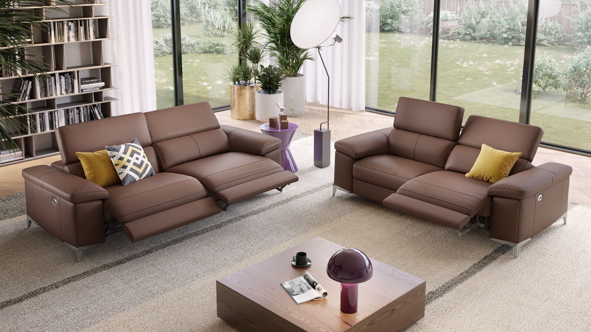 Leder 2-Sitzer Sofa VENOSA