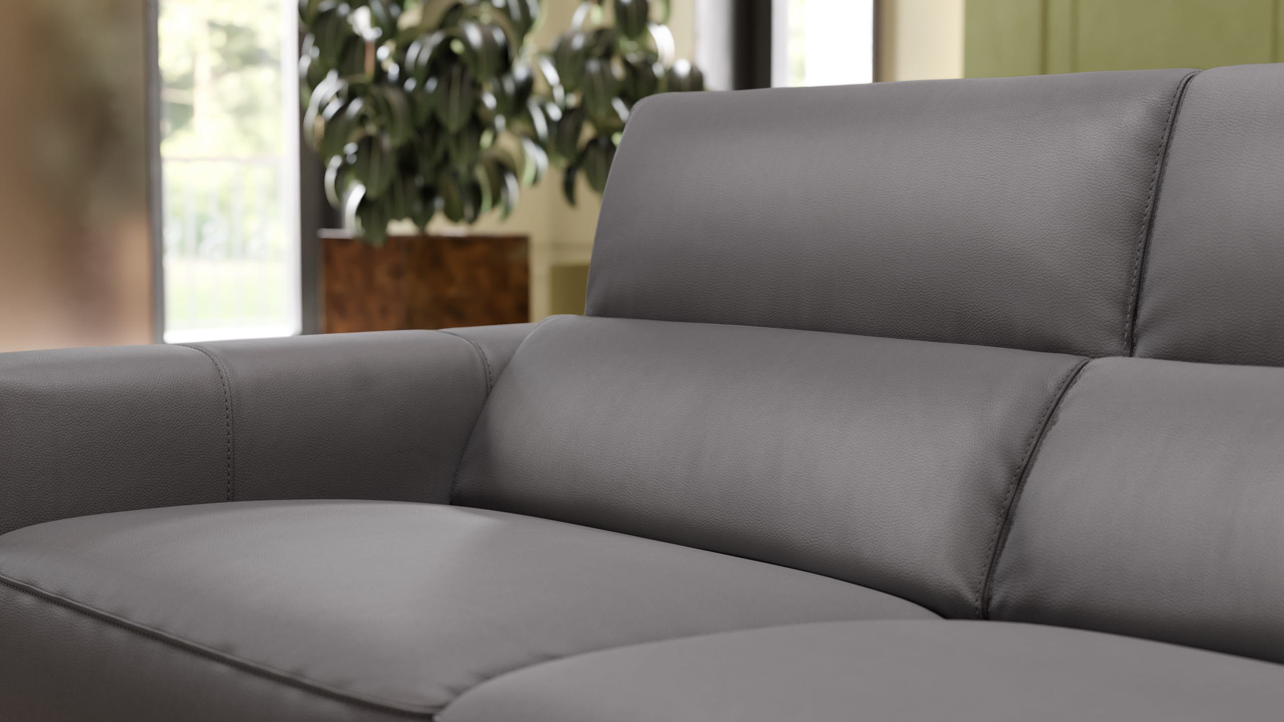 Leder Ecksofa TOLEDO