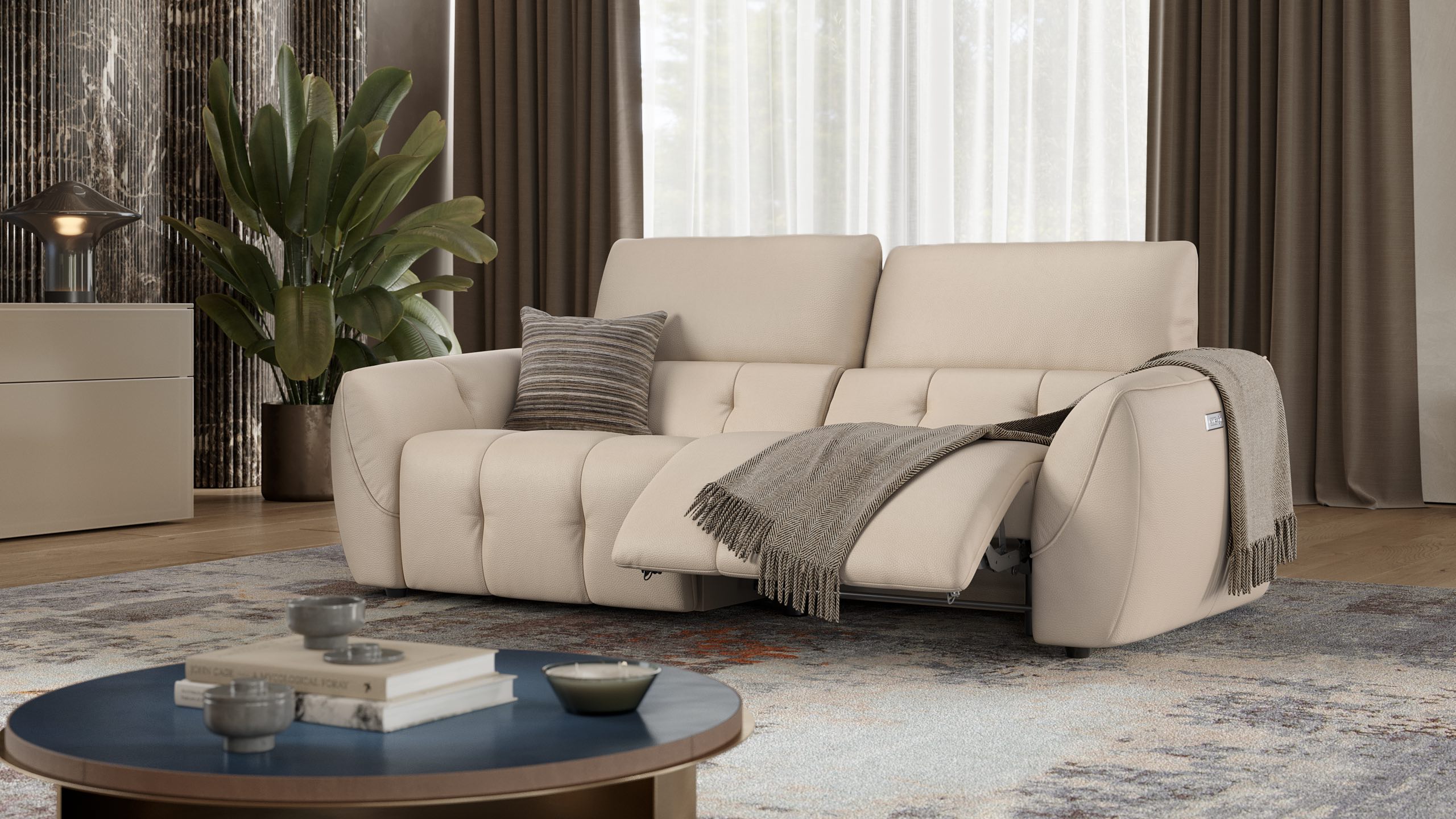 Leder 3-Sitzer Sofa CEPRANO