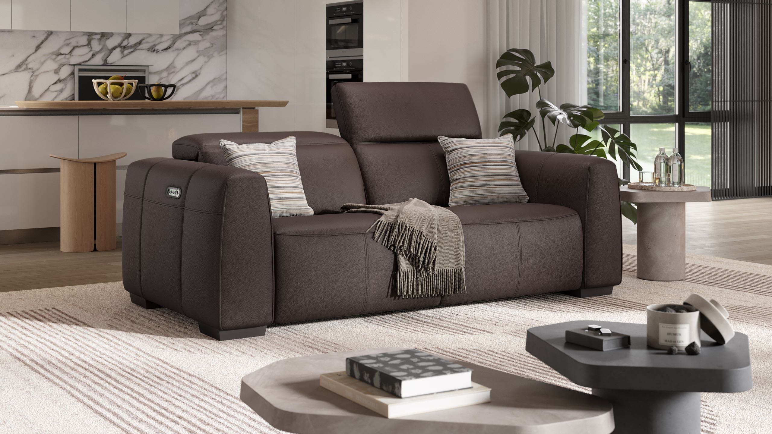 Leder 3-Sitzer Sofa MILLESIMO