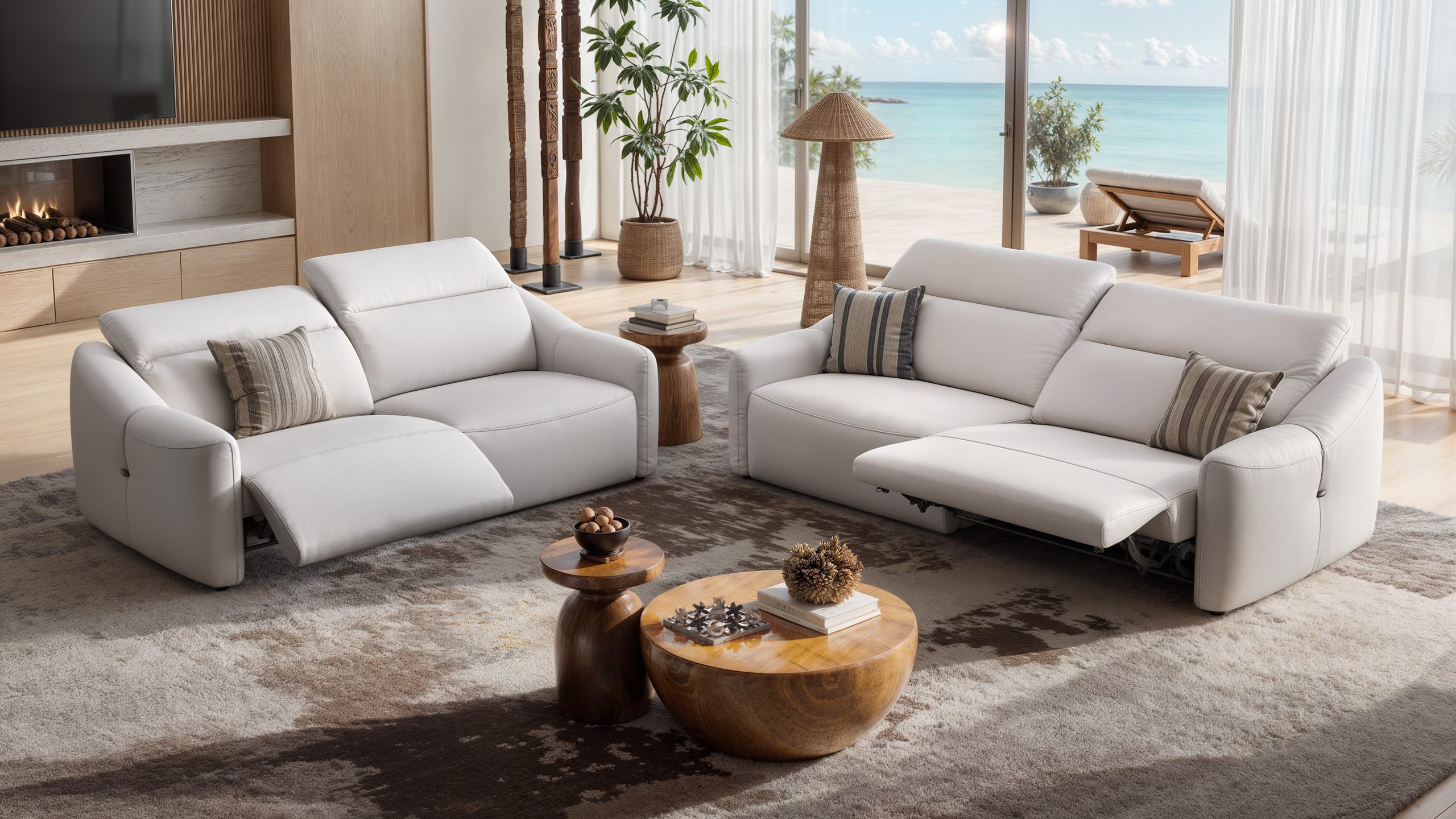 Leder 2-Sitzer SAMOA