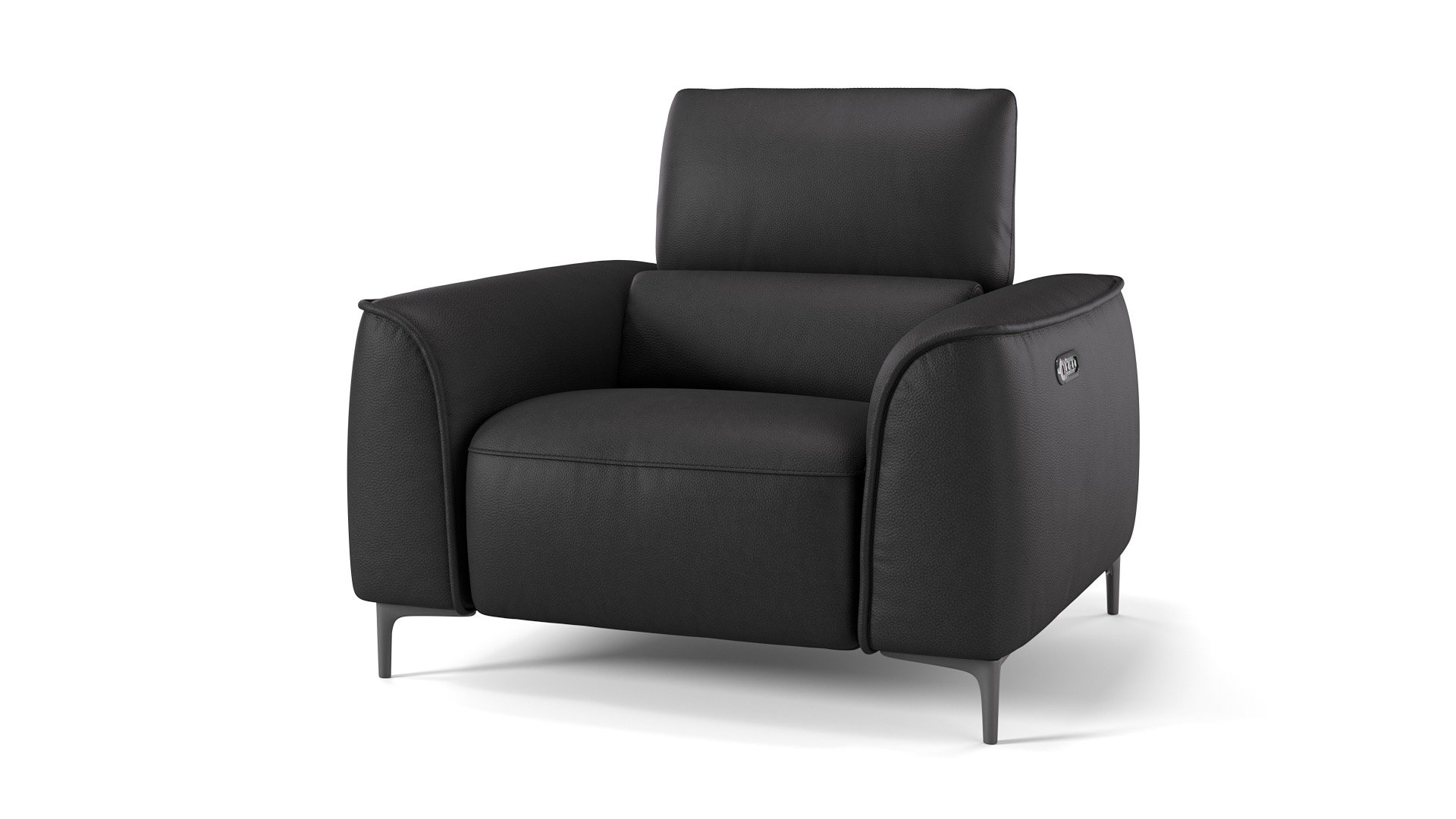 Leder 1-Sitzer Sofa COMO