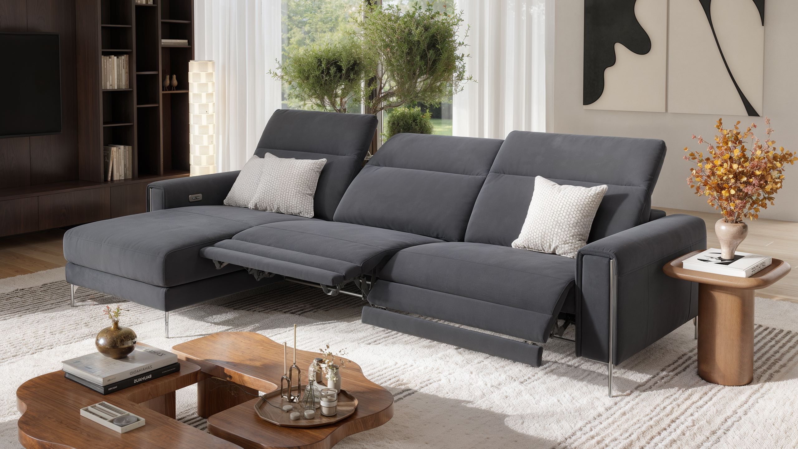 Stoff Ecksofa BELLAGIO