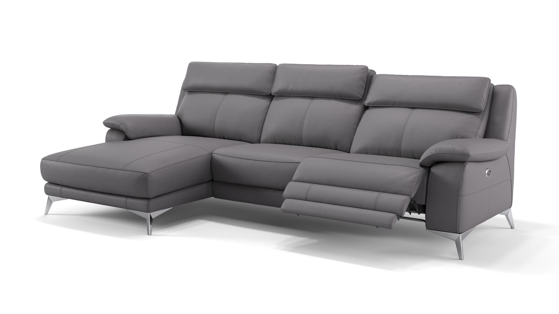 Leder Ecksofa ALIANO