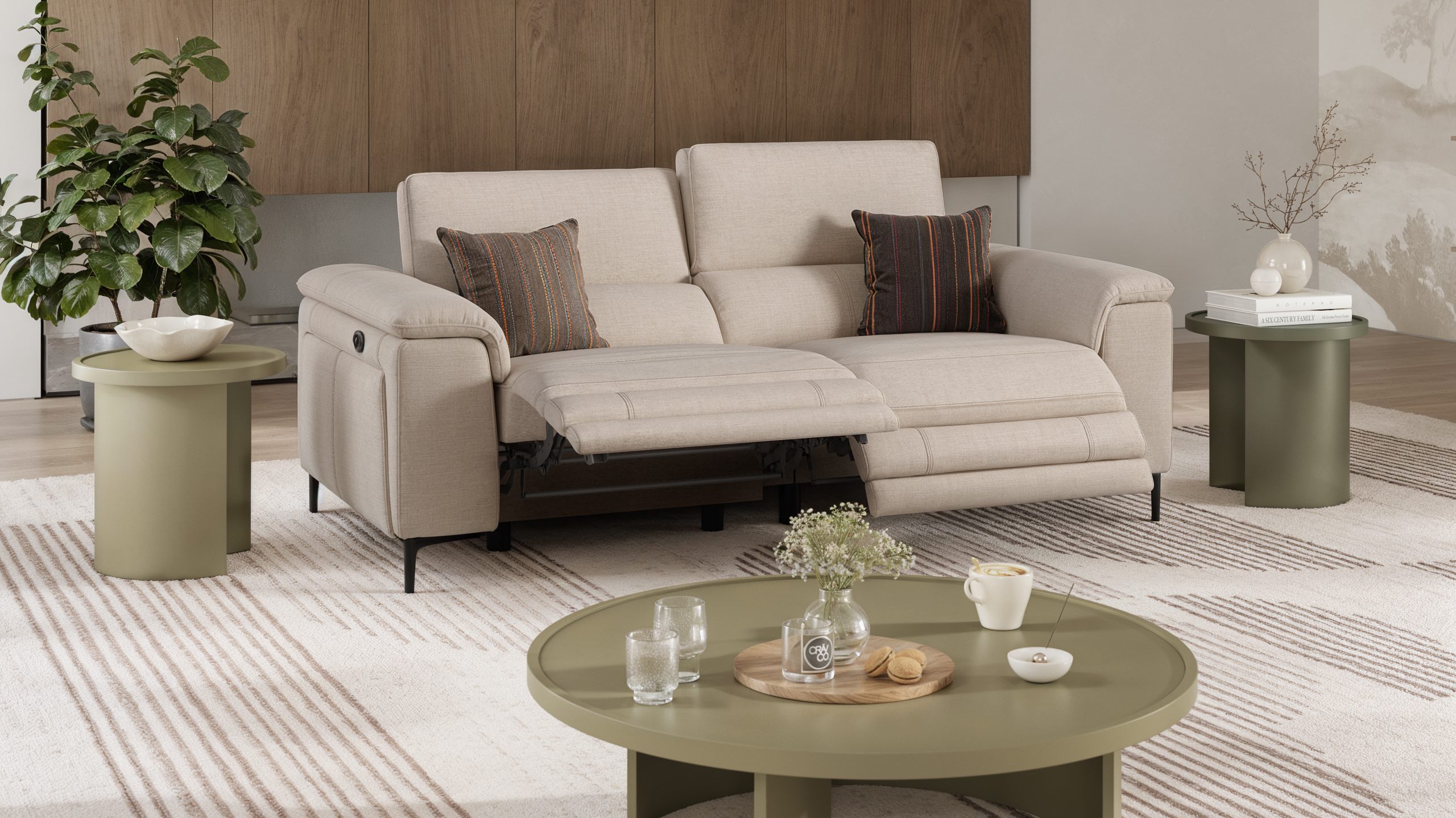 Stoff 3-Sitzer Sofa MARINO