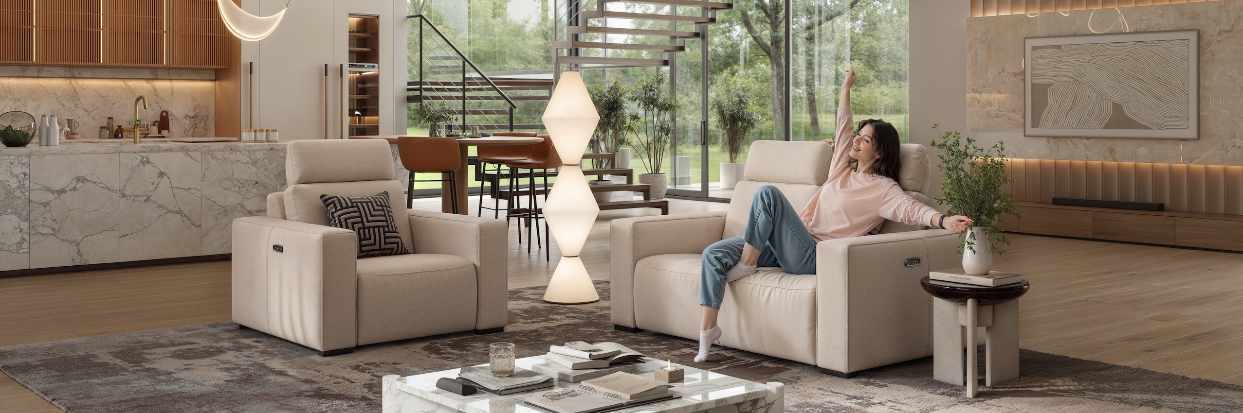 Designer-2-Sitzer-Sofas