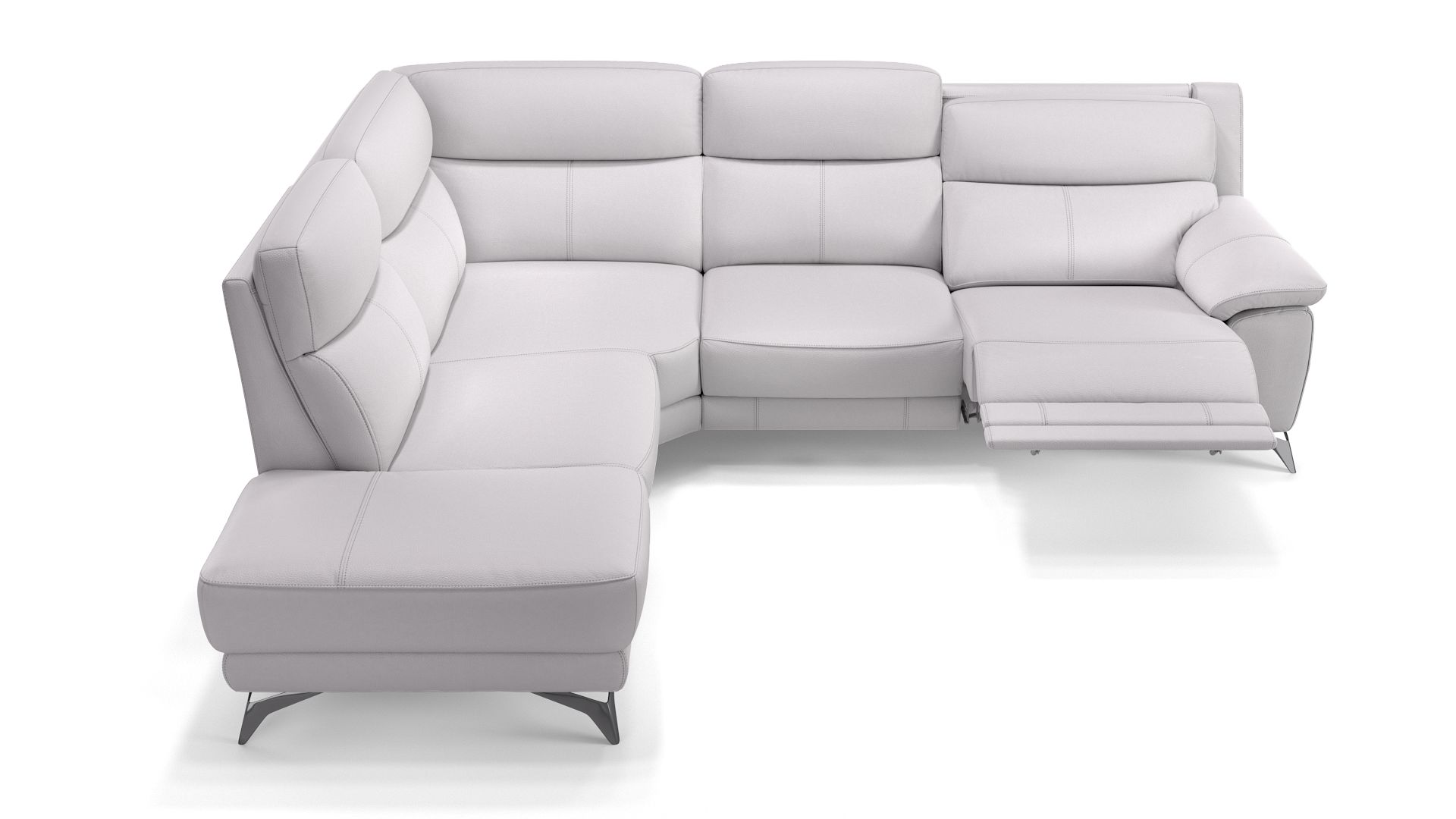 Leder Ecksofa LANTELLA