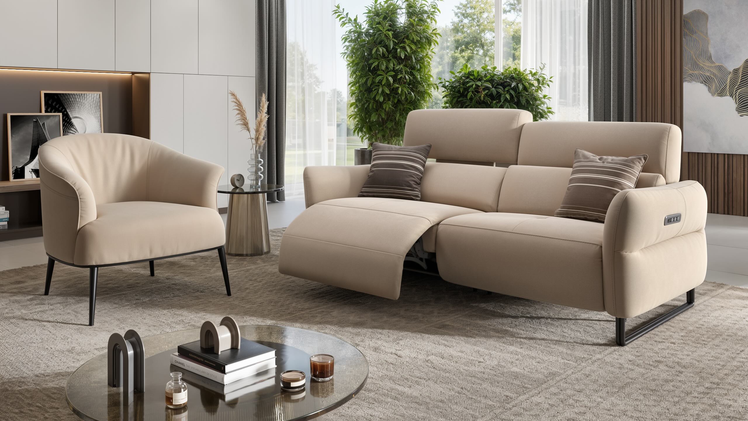Stoff Sessel ABRUZZO