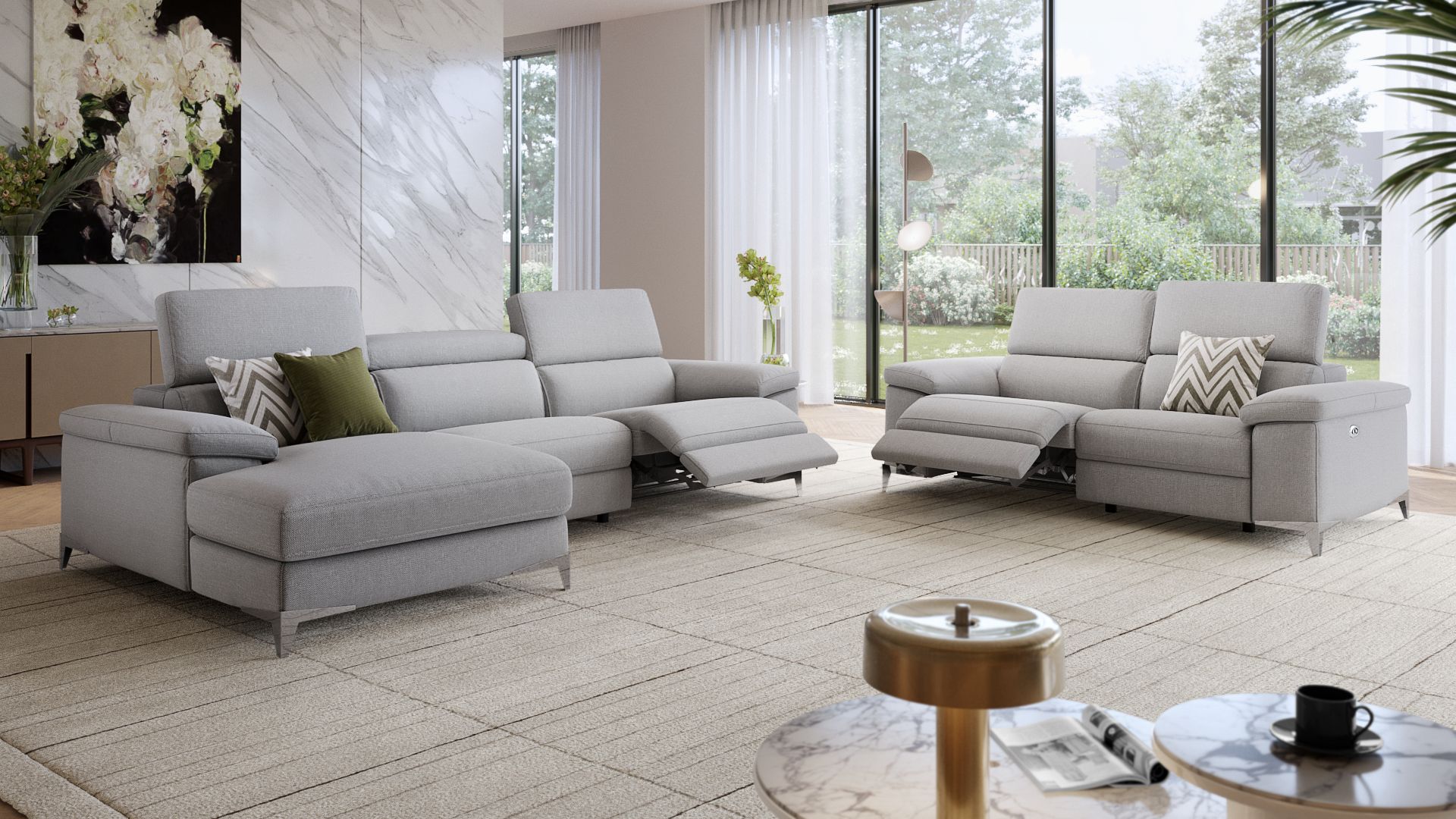 Stoff 2-Sitzer Sofa VENOSA