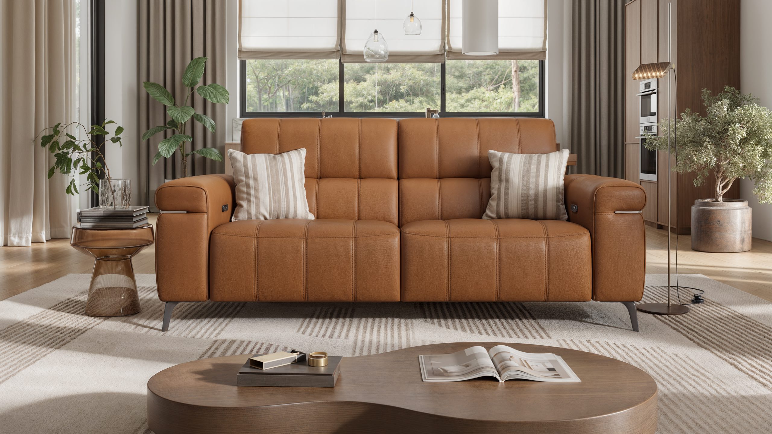 Leder 3-Sitzer Sofa SOLETO