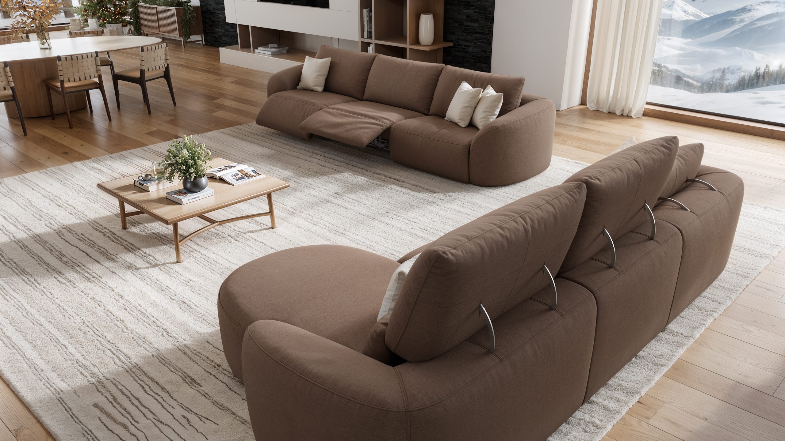 Stoff Ecksofa ST. MORITZ