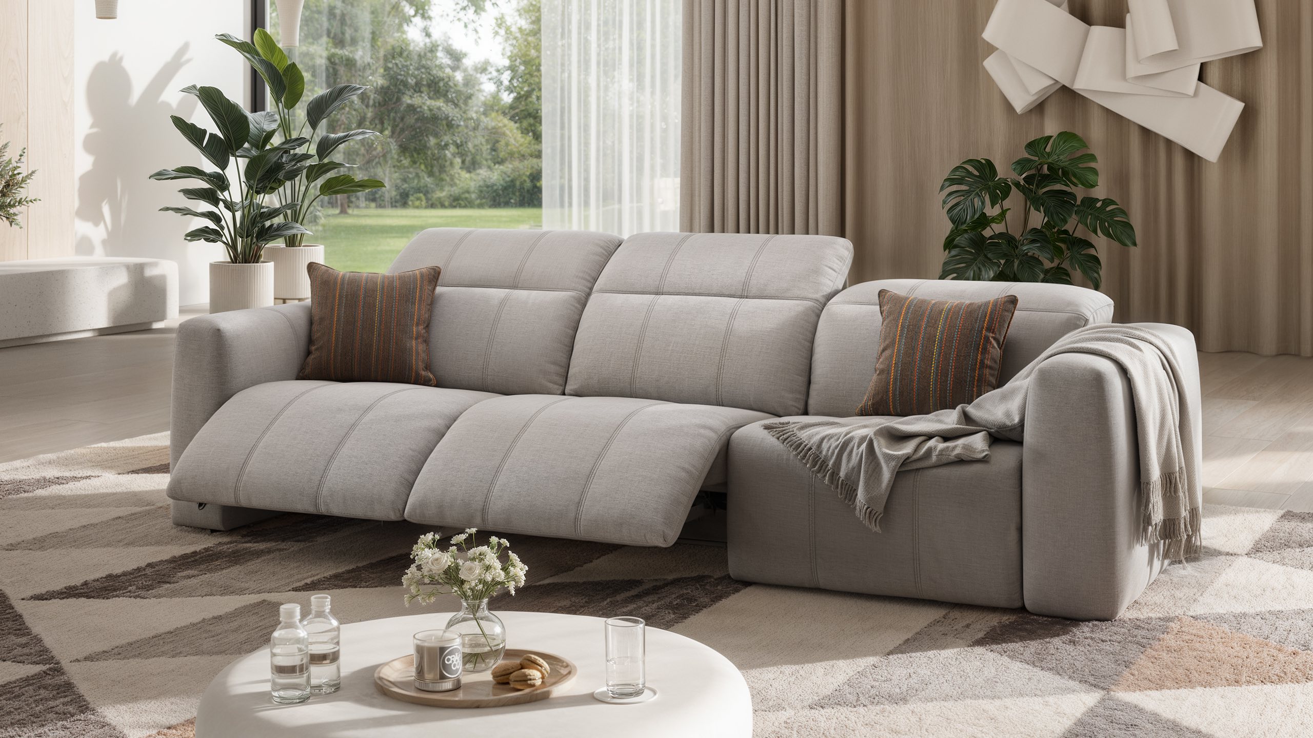 Stoff 3-Sitzer XXL FLORIDA