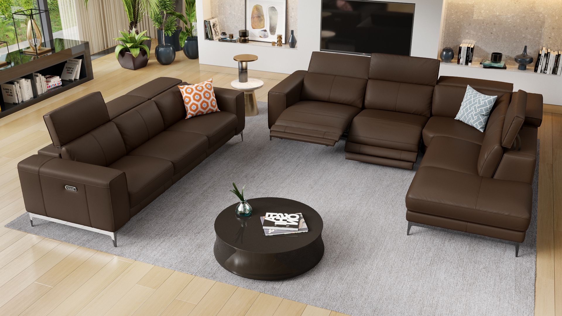 Leder 3-Sitzer Sofa XXL CUPELLO