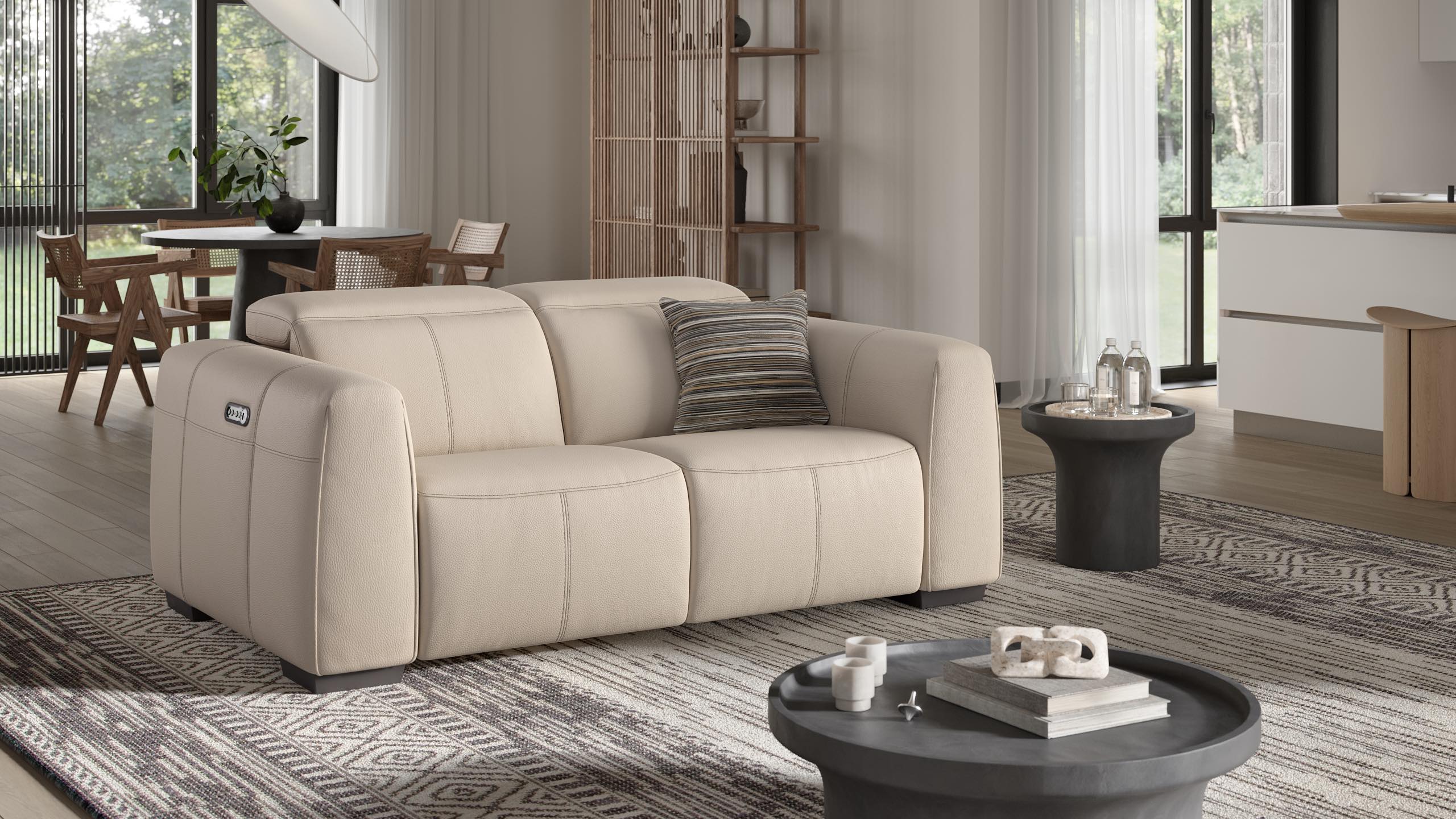 Leder 2-Sitzer Sofa MILLESIMO