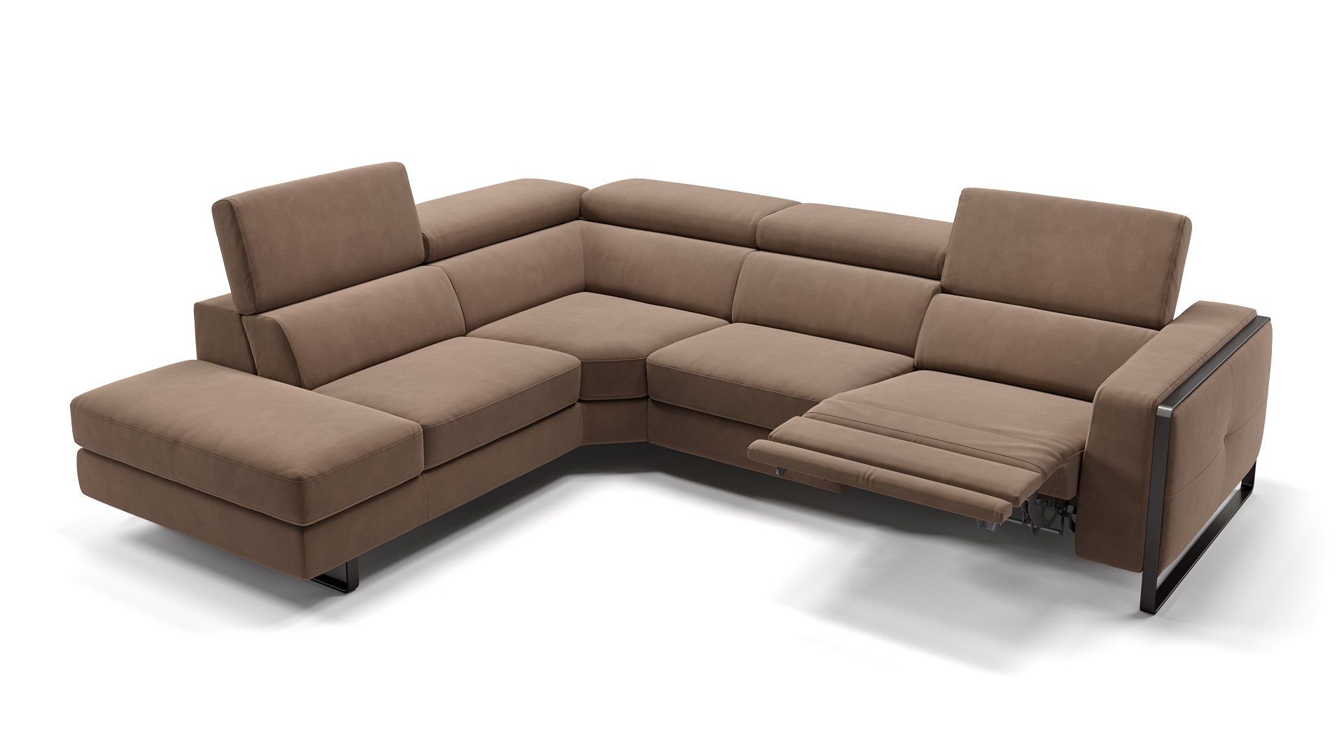 Stoff Ecksofa MANZANO