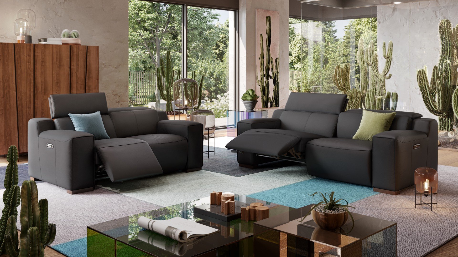 Leder 3-Sitzer Sofa LORETO