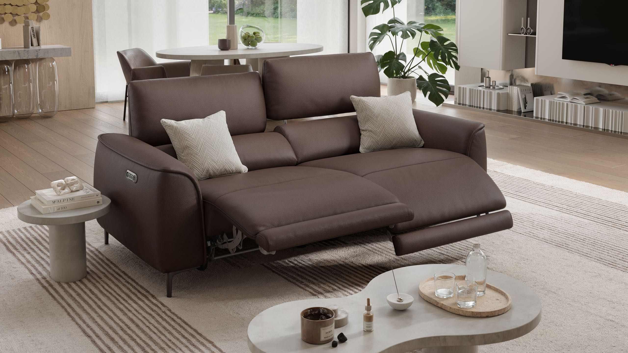 Leder 3-Sitzer Sofa COMO