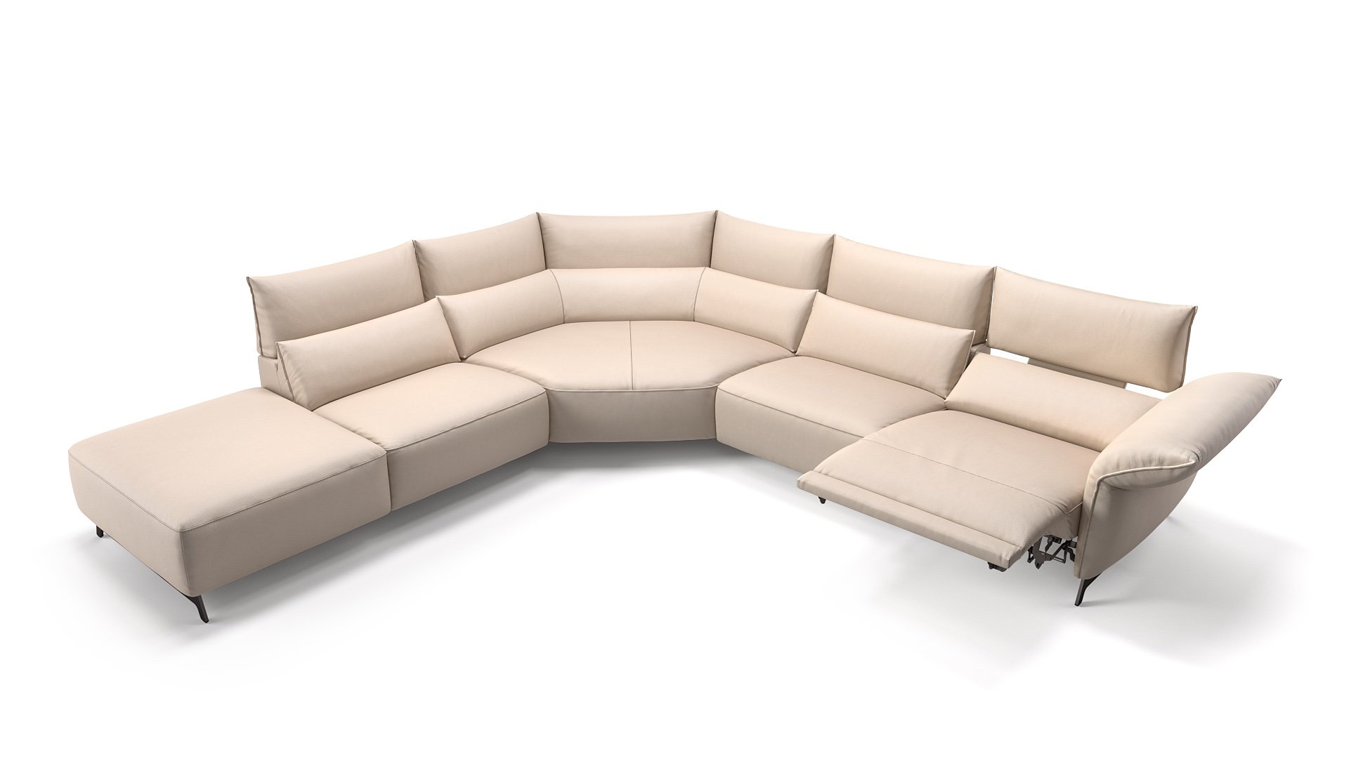 Leder Wohnlandschaft CUNEO