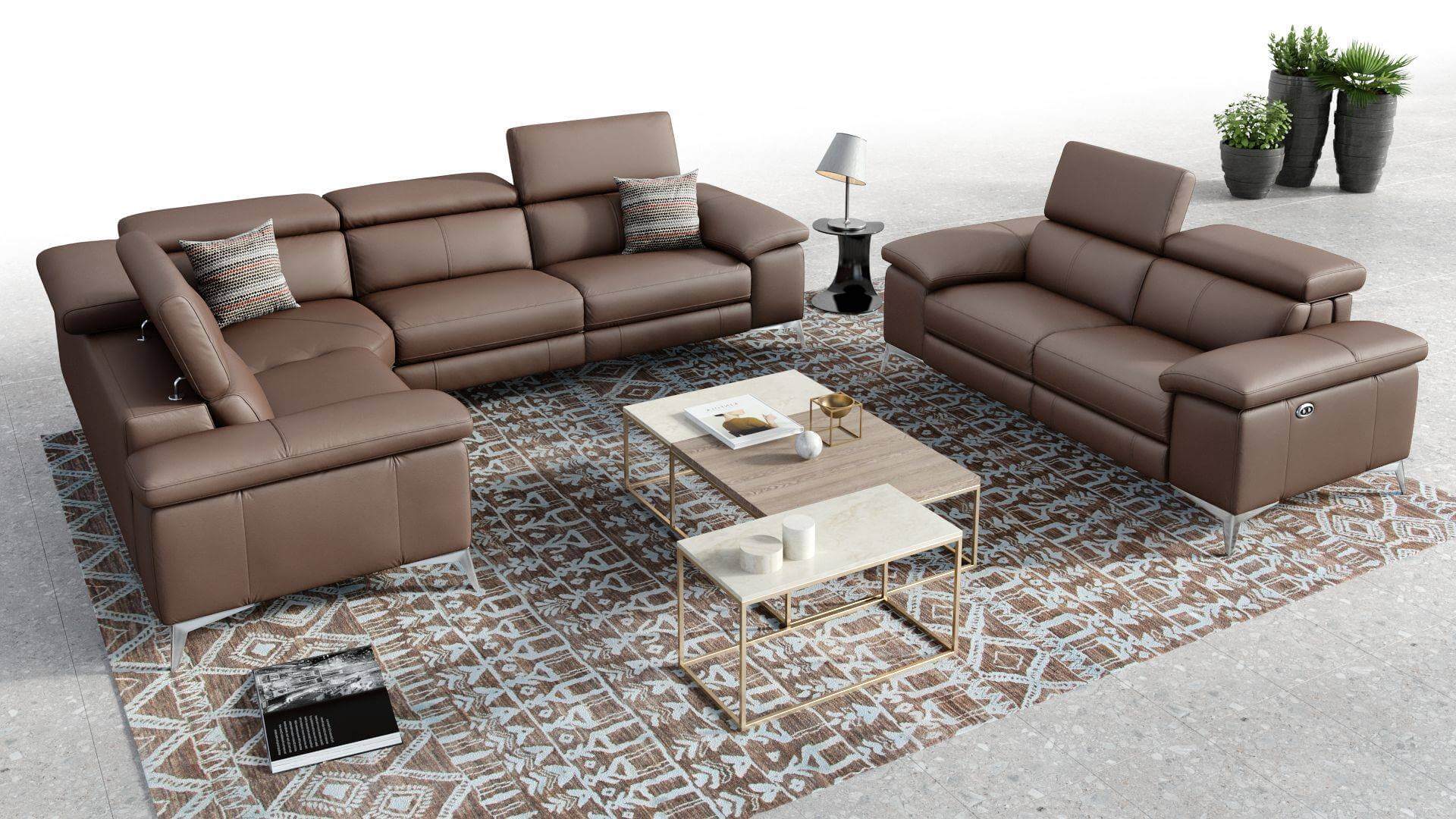 Milano 2 Sitzer MILANO 2-Sitzer und Ecksofa aus Leder