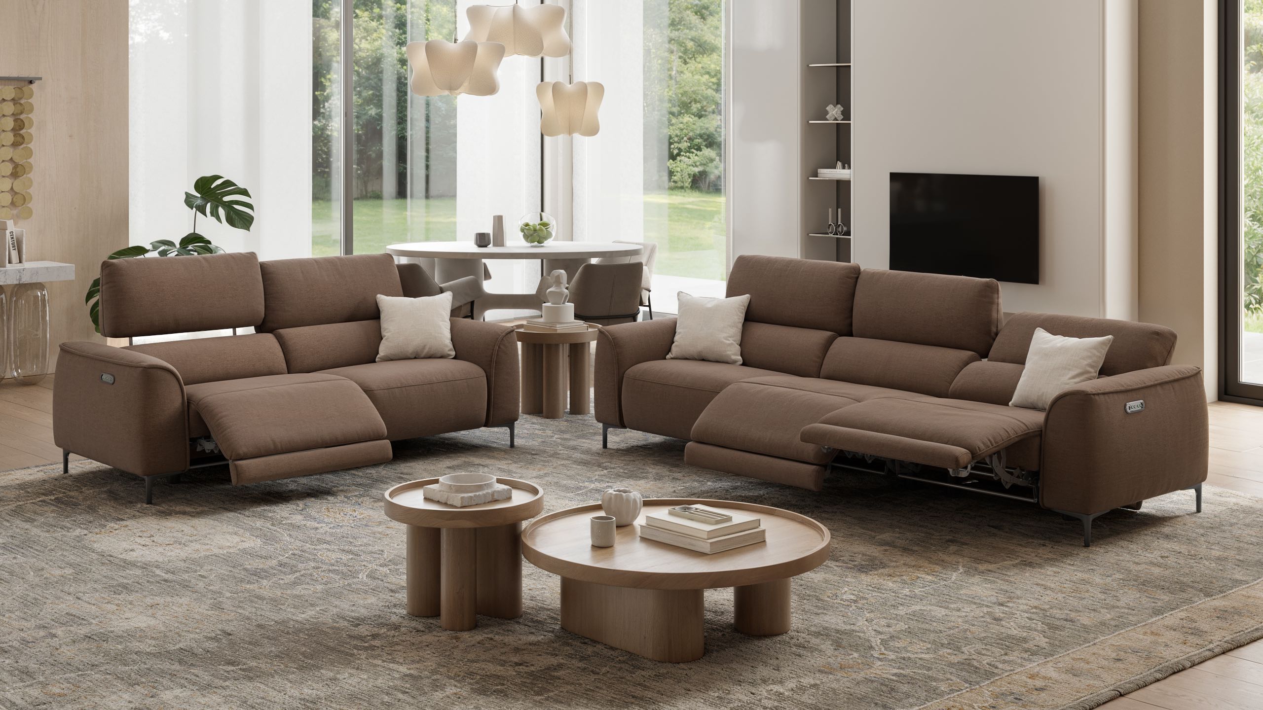 Stoff 2-Sitzer Sofa COMO