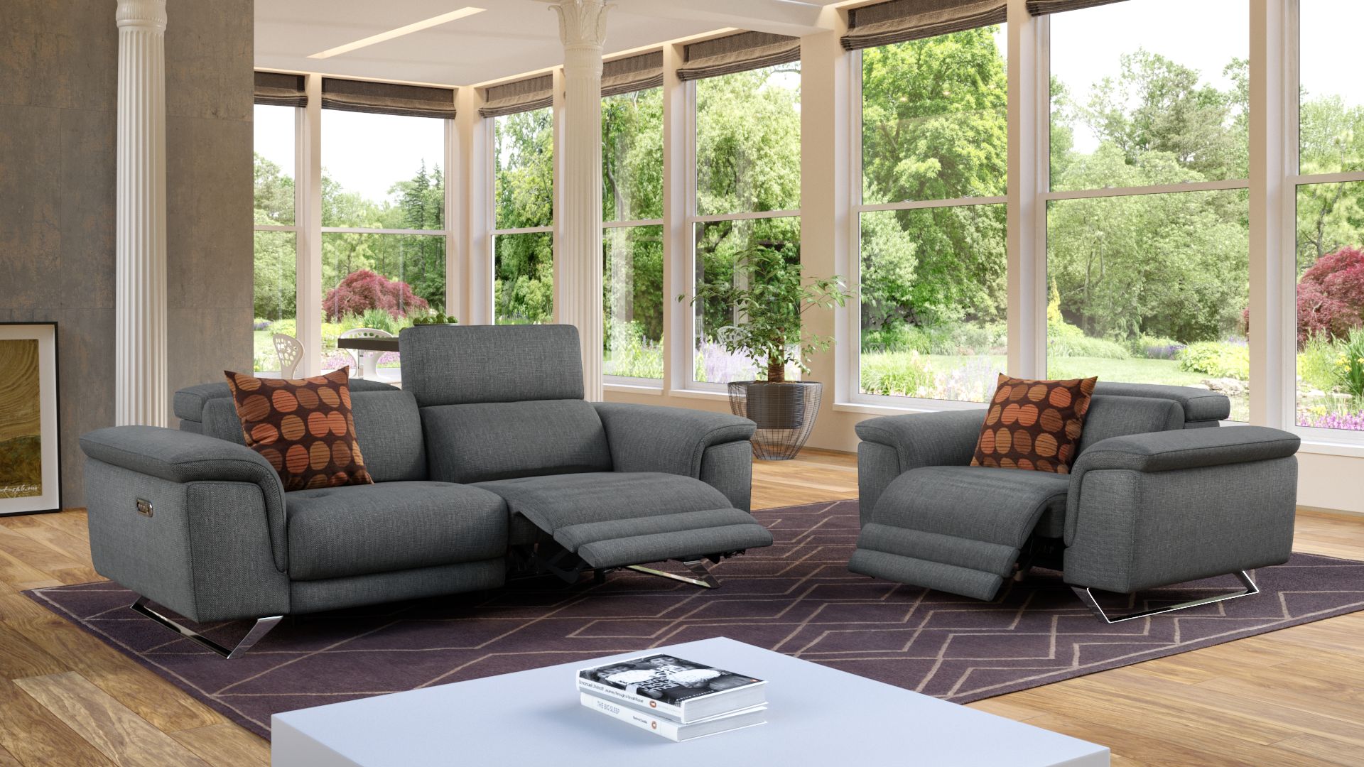 Stoff 2-Sitzer Sofa SERRI