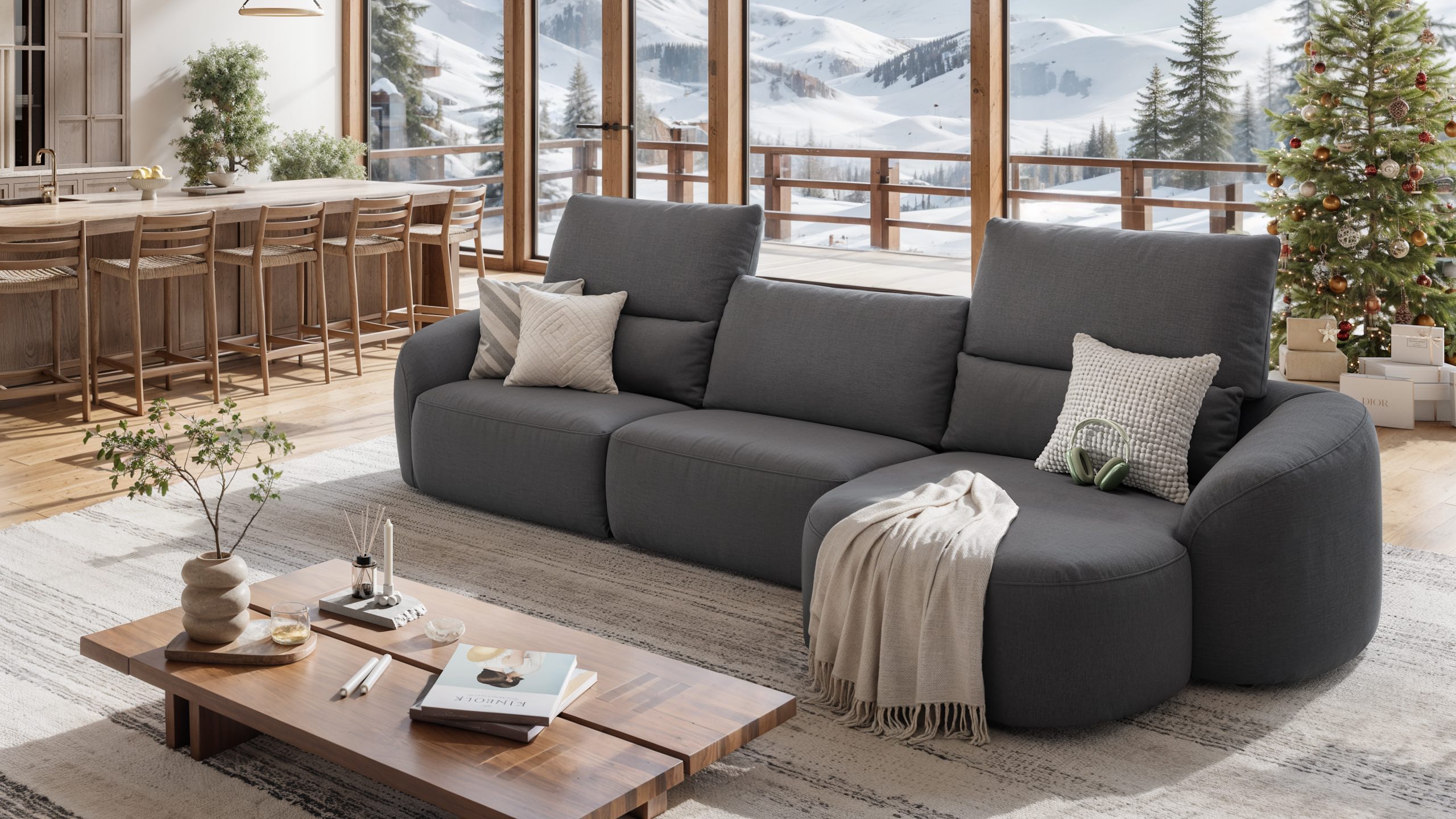 Stoff Ecksofa ST. MORITZ