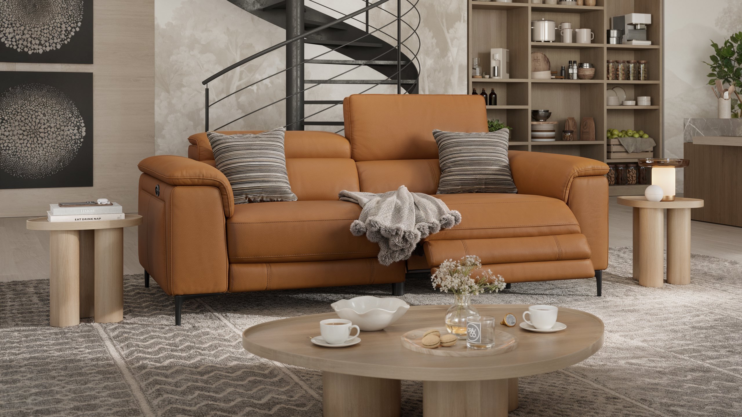 Leder 3-Sitzer Sofa MARINO