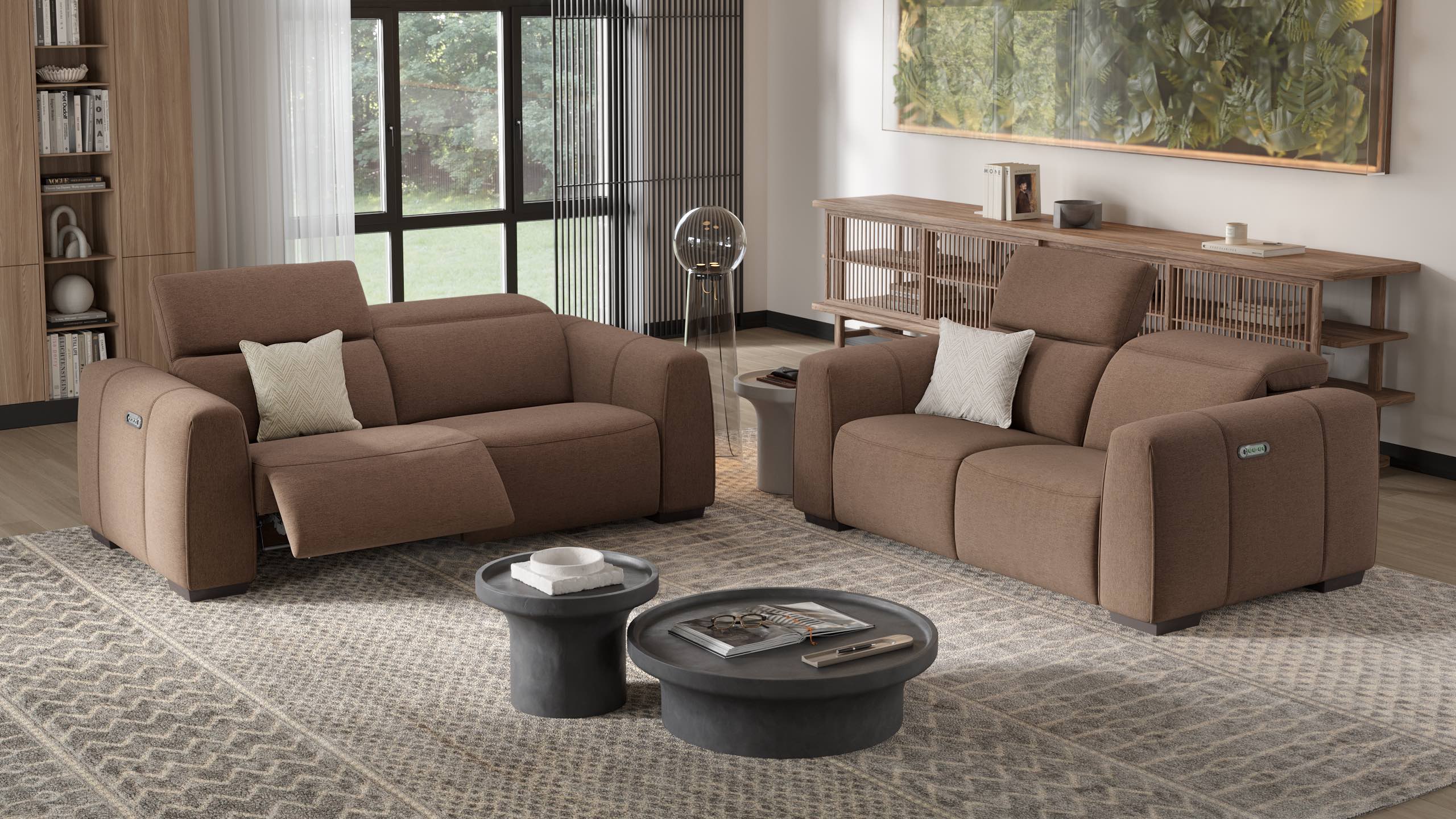 Stoff 3-Sitzer Sofa MILLESIMO