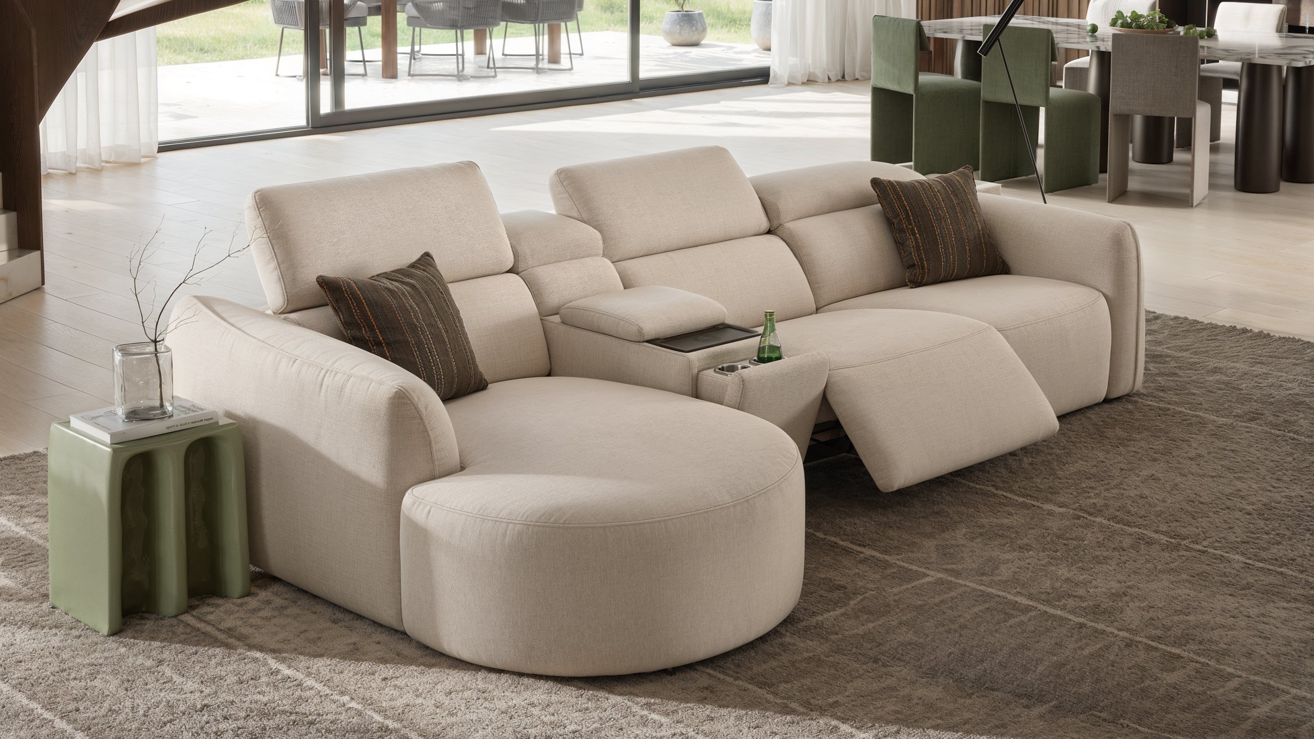 Stoff Ecksofa MILAZZO