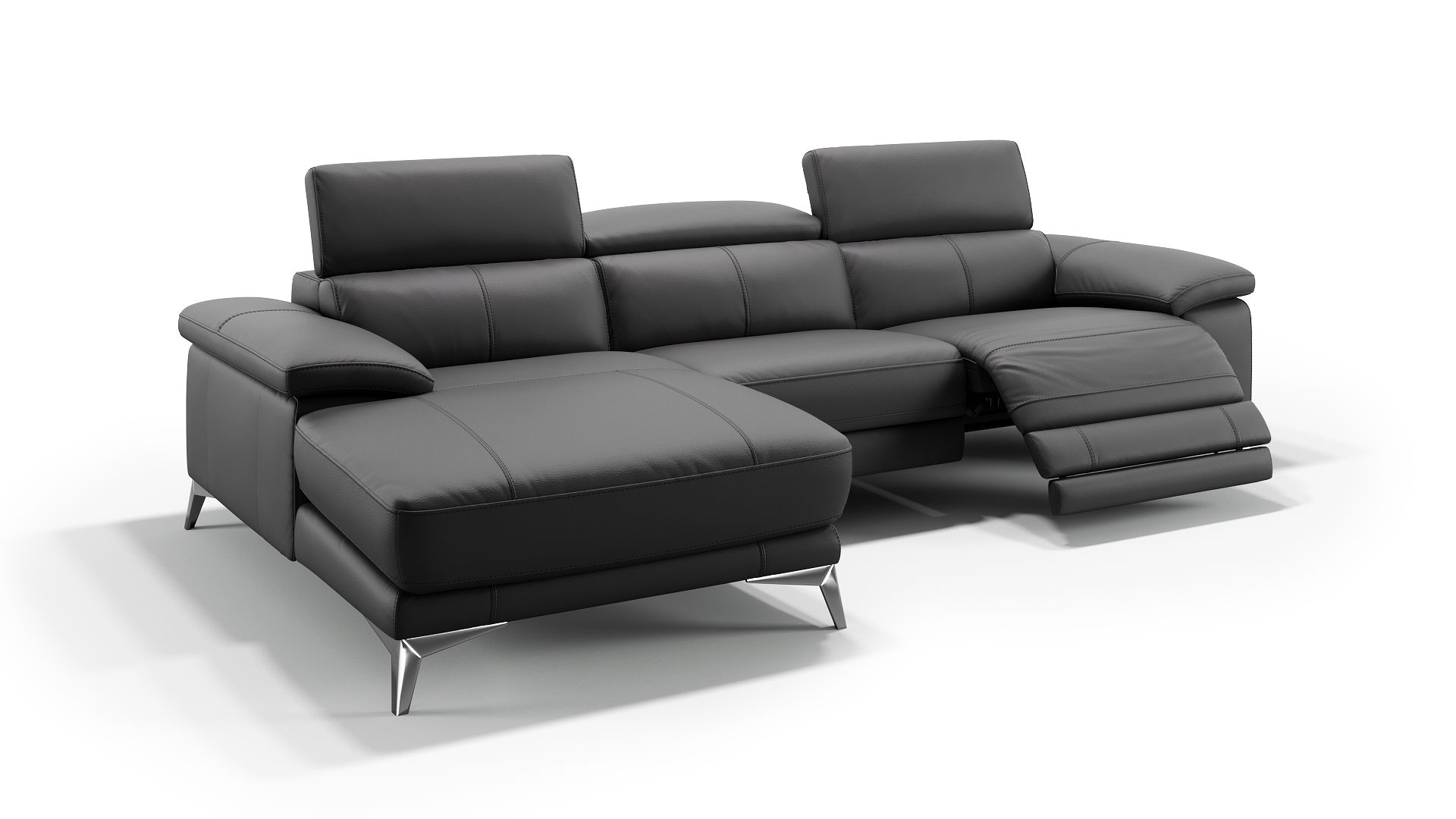 Leder Ecksofa MILANO