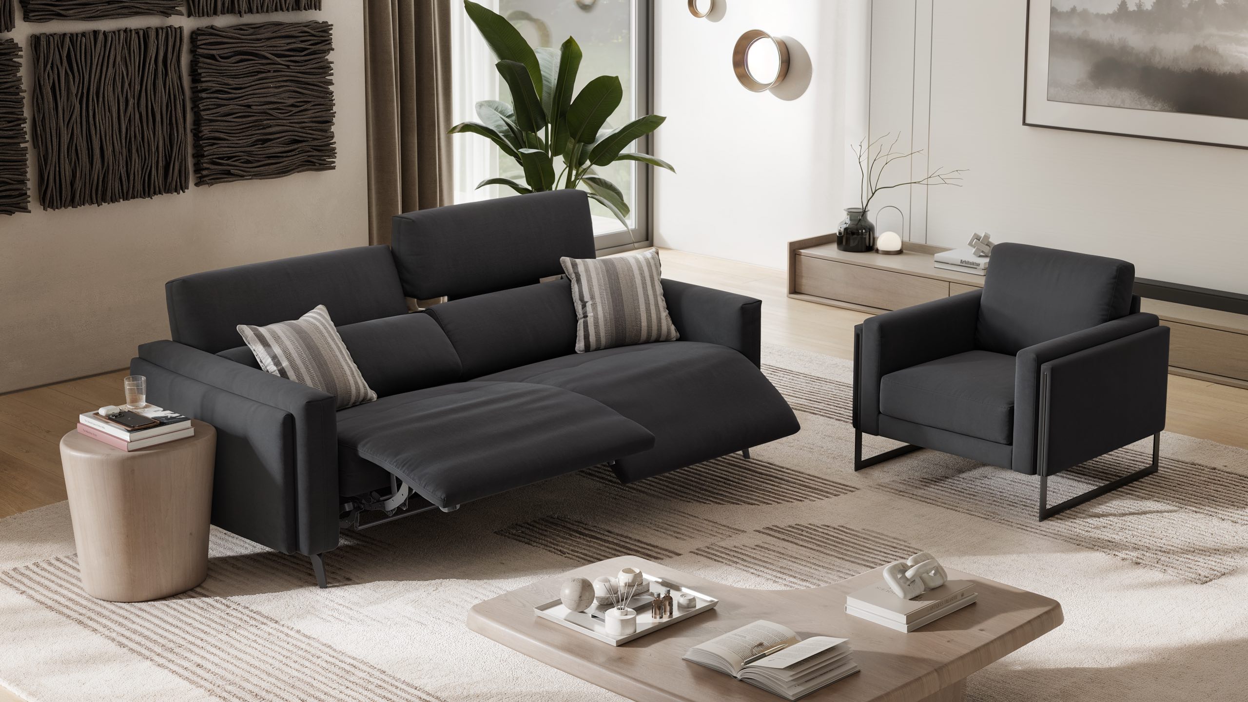 Stoff Sessel VESSA