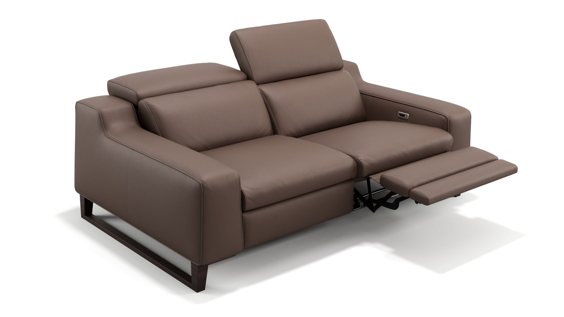 Leder 2-Sitzer Sofa ANDRIA