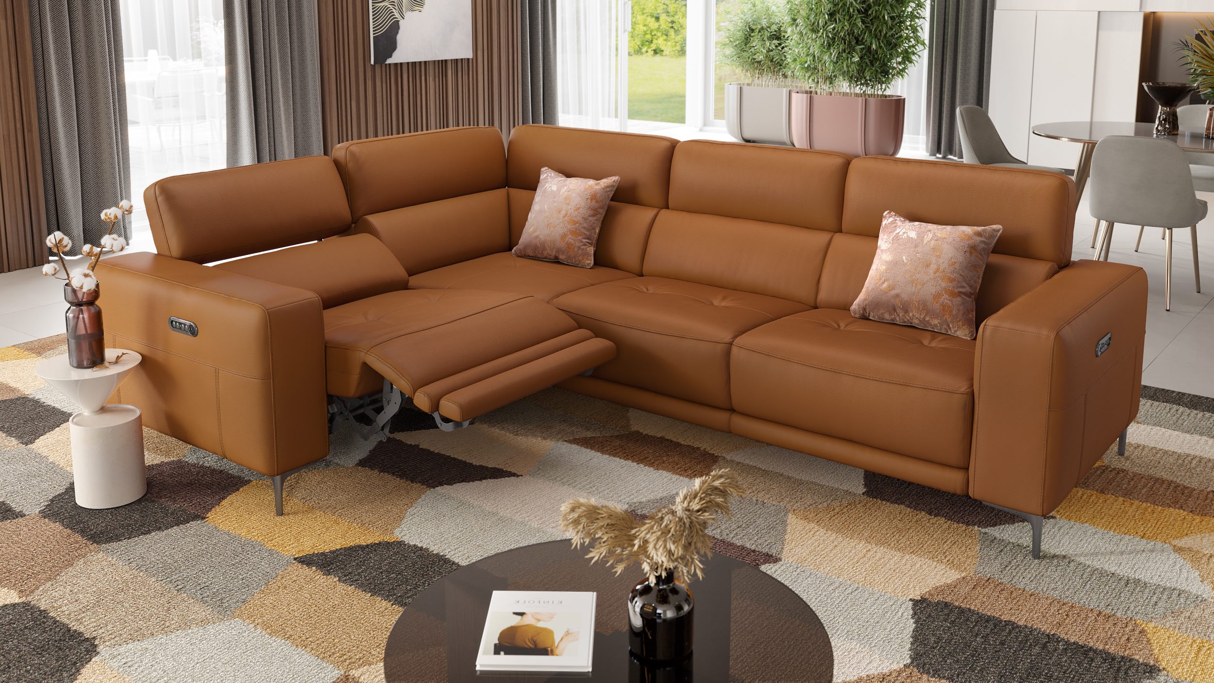 Leder Ecksofa VIGO