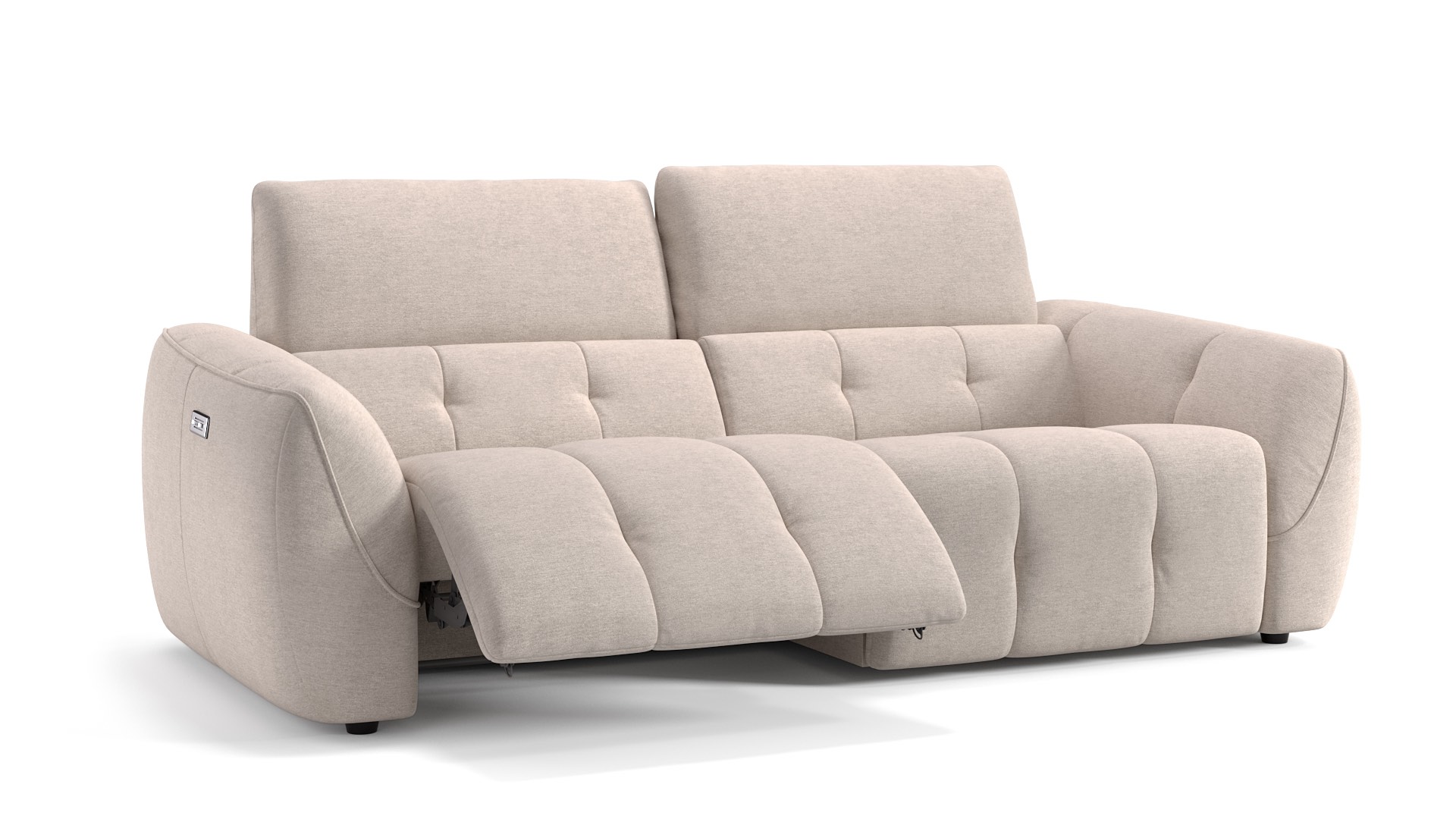 Stoff 3-Sitzer Sofa CEPRANO