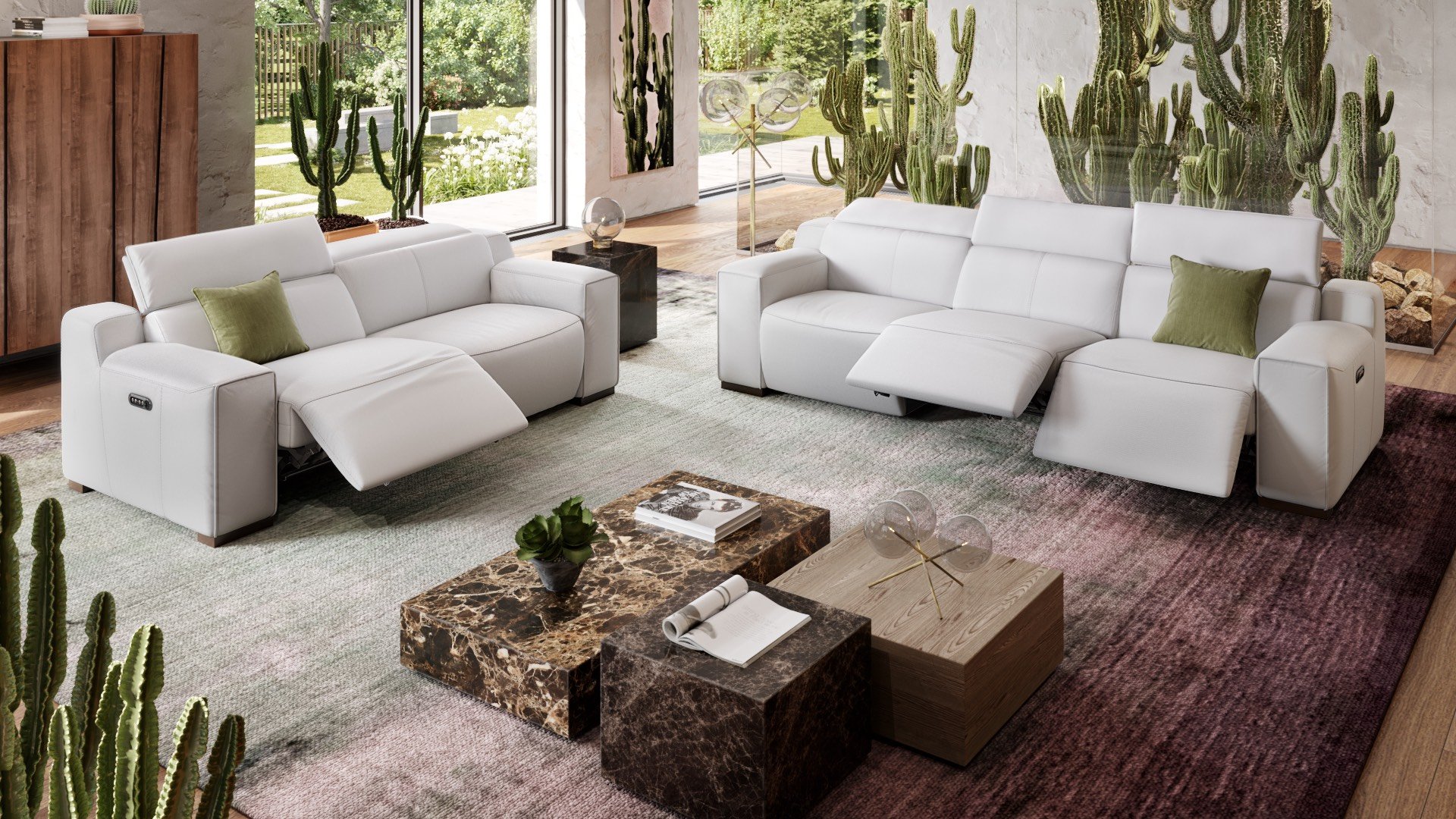 Leder 3-Sitzer Sofa LORETO