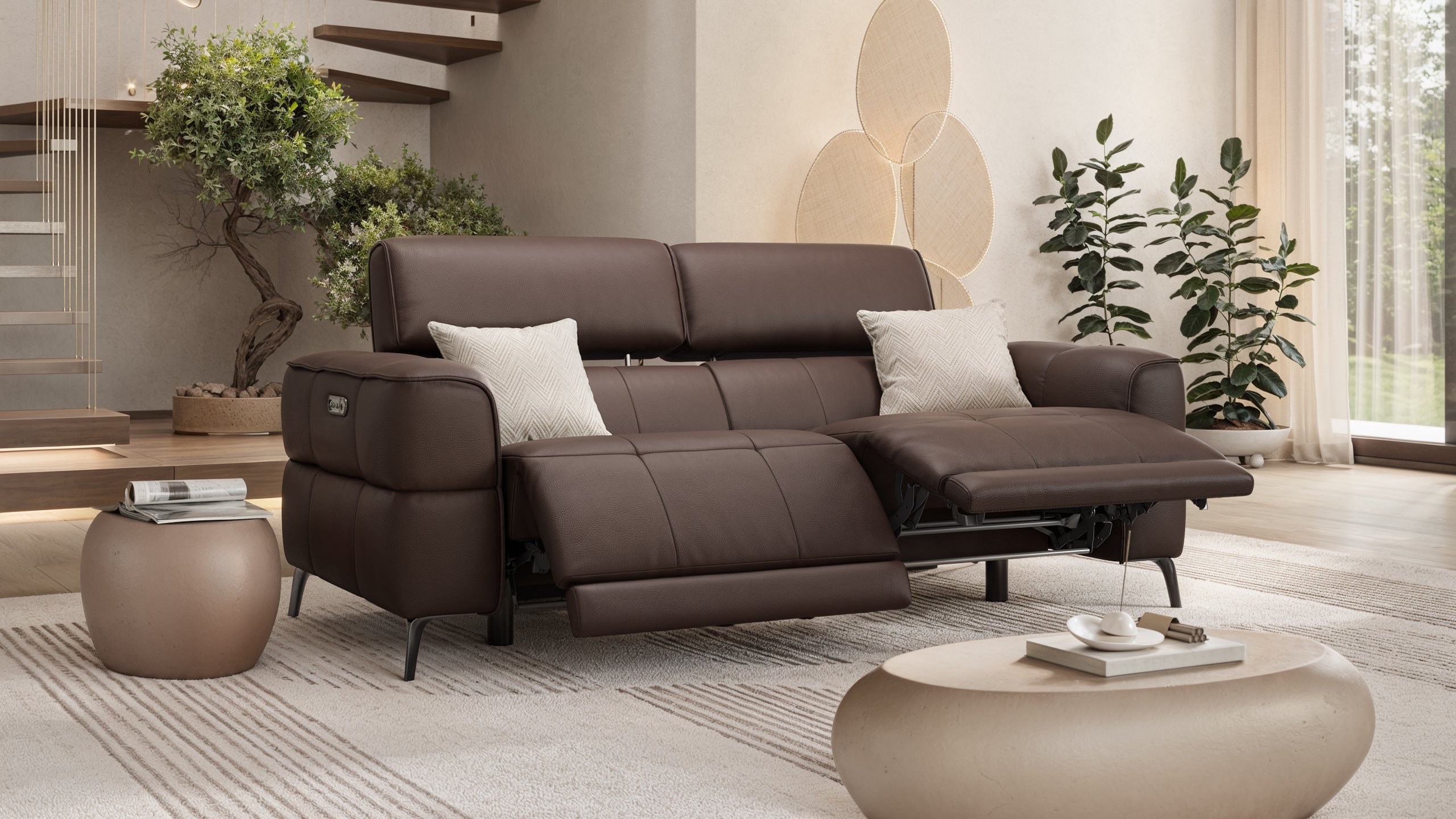 Leder 3-Sitzer Sofa MEZZANO