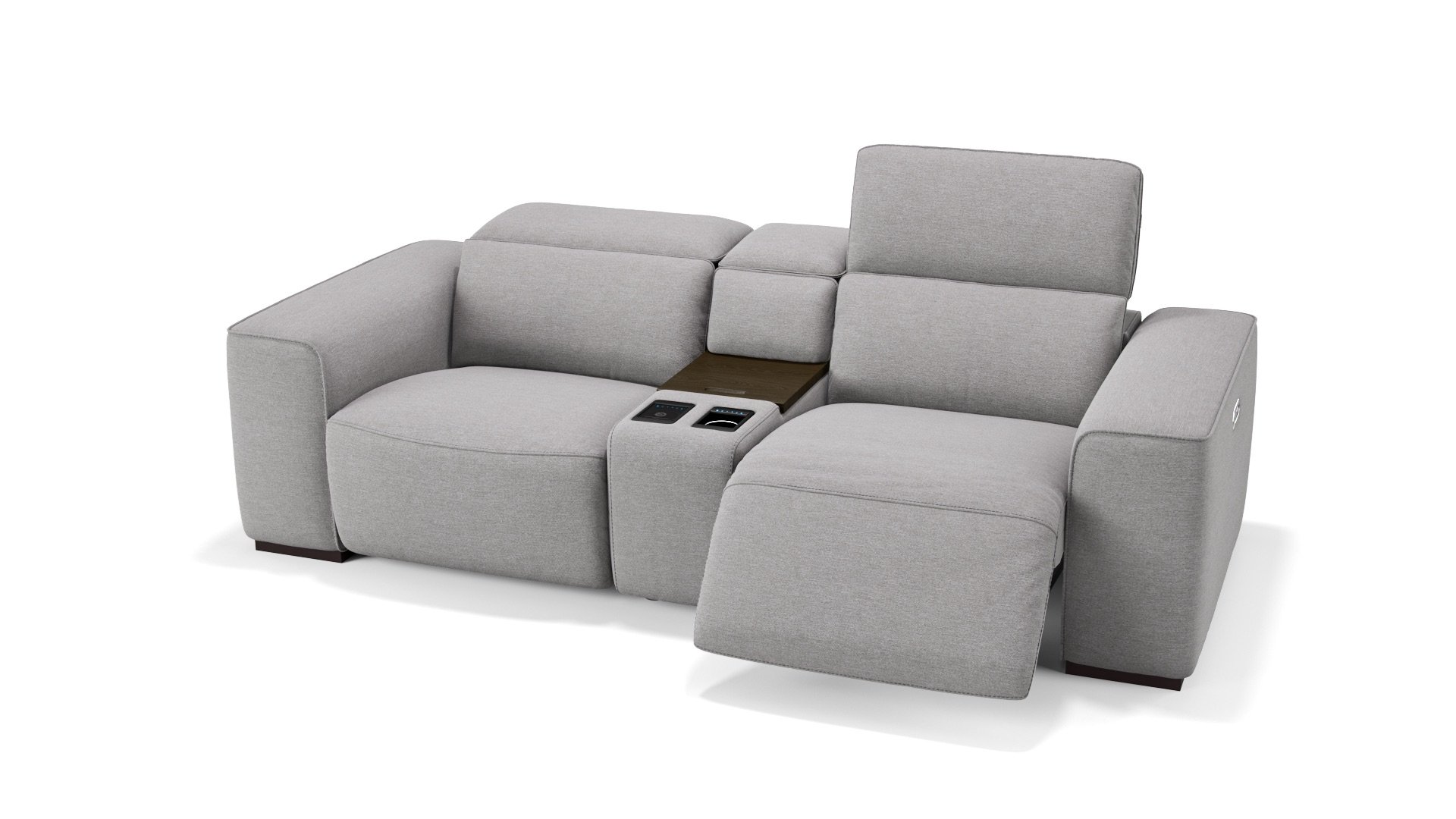 Kinosofa mit Relaxfunktion 2Sitzer Stoffcouch Sofanella