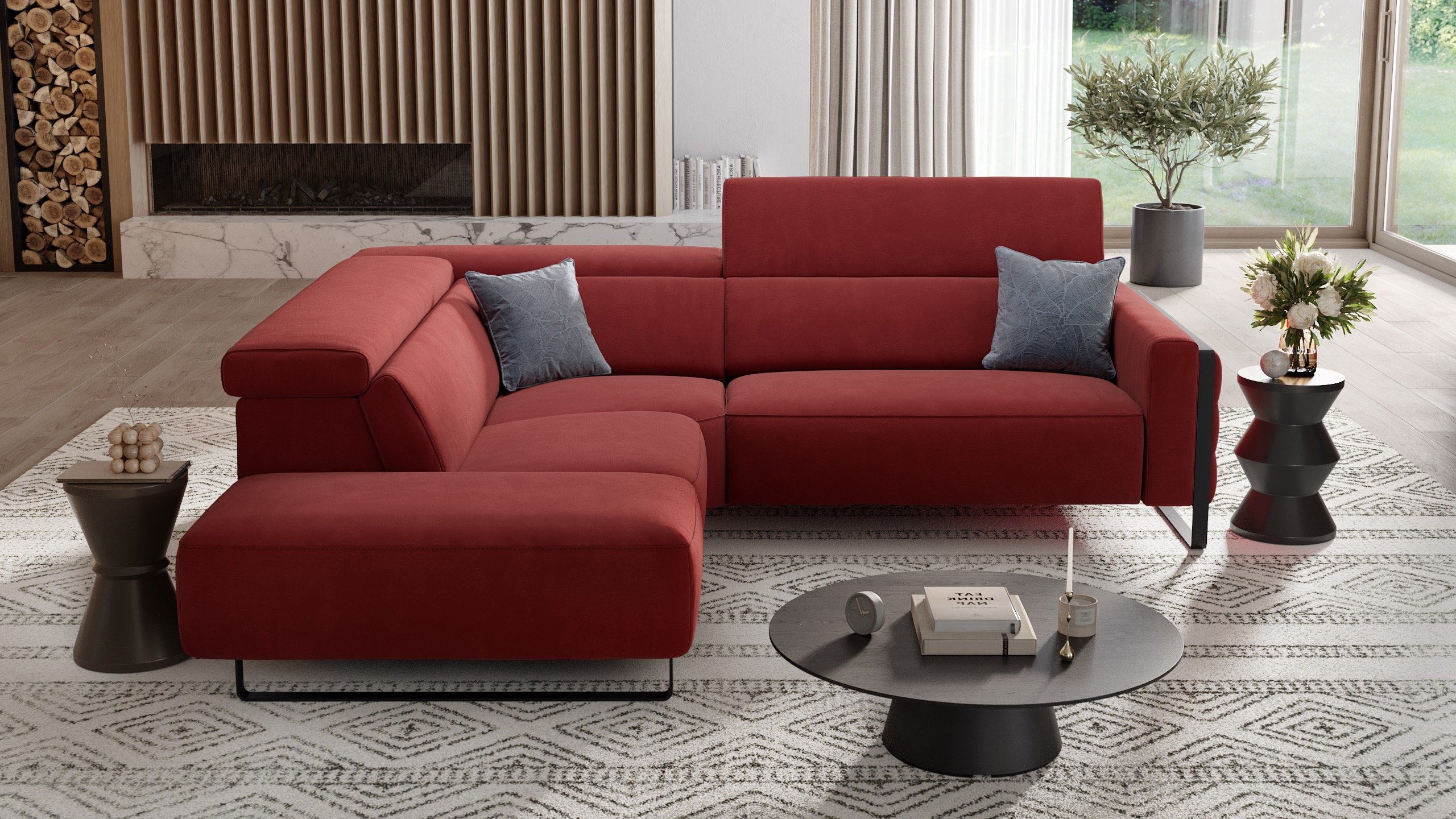 Stoff Ecksofa DELTONA