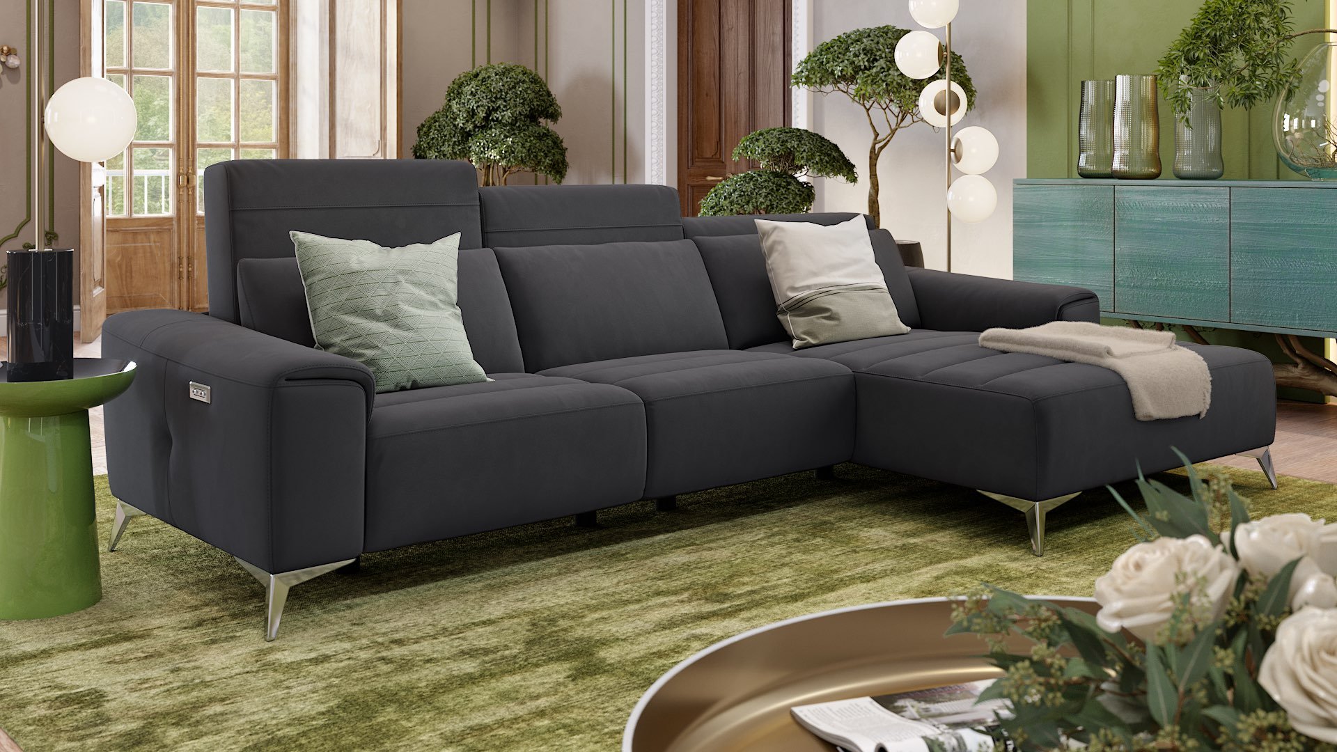 Stoff Ecksofa BELLA