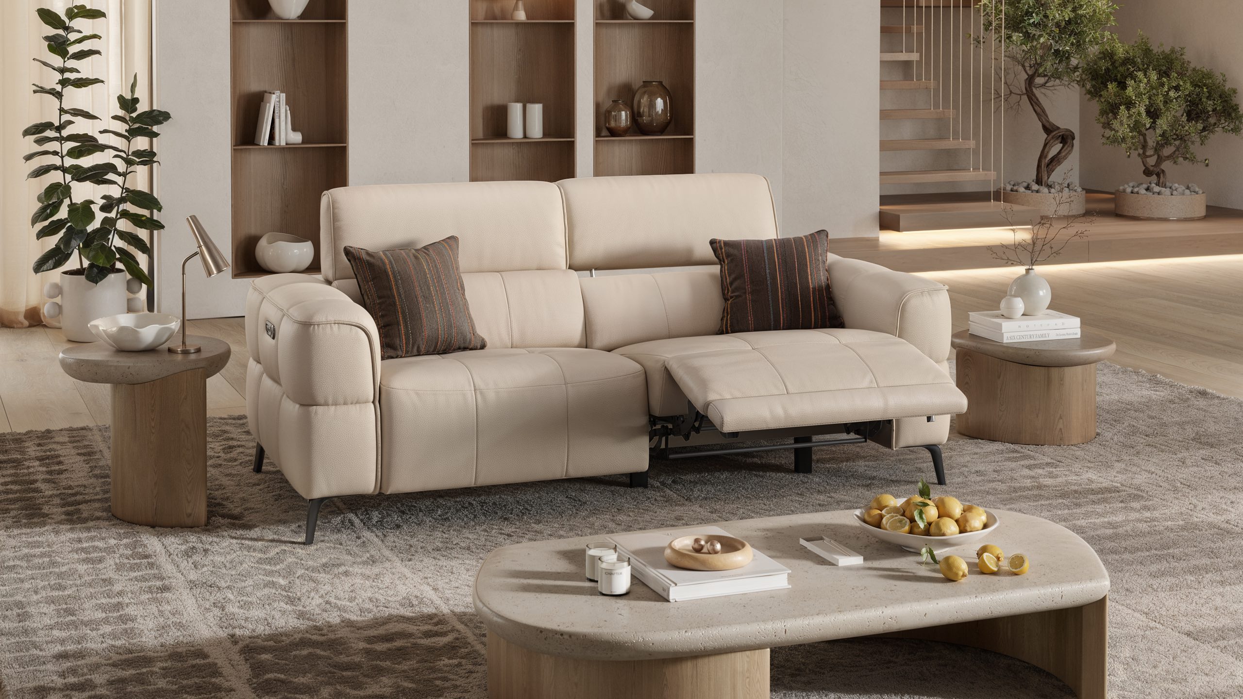 Leder 3-Sitzer Sofa MEZZANO