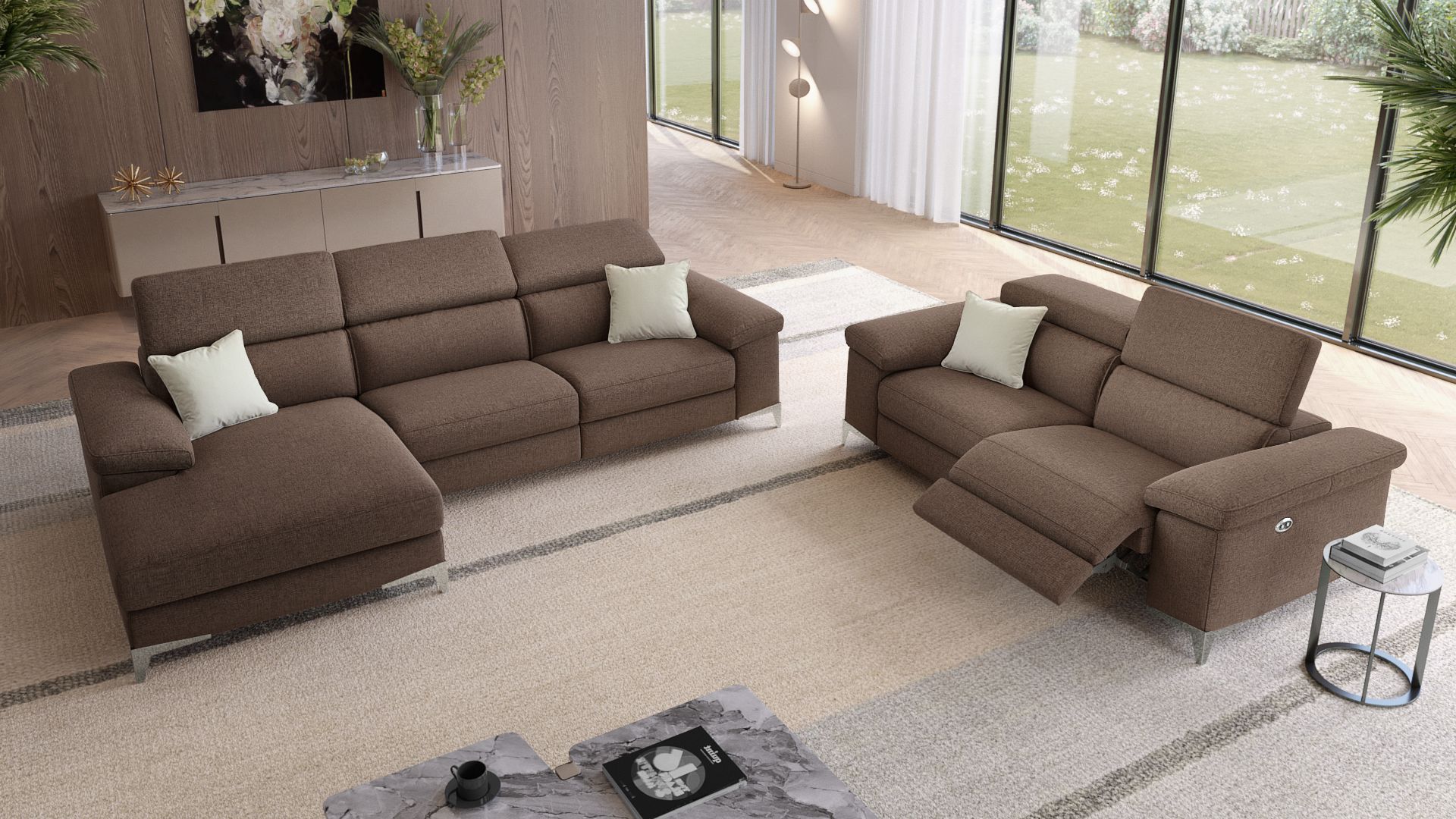 Stoff 2-Sitzer Sofa VENOSA