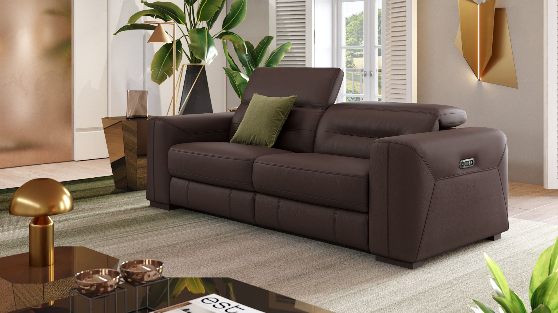 Leder 3-Sitzer Sofa CORATO