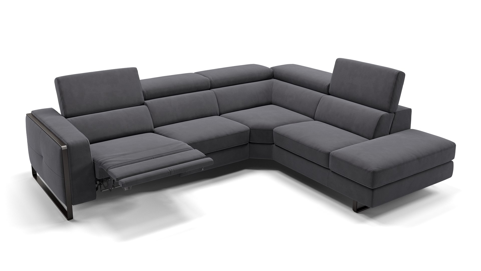 Stoff Ecksofa MANZANO