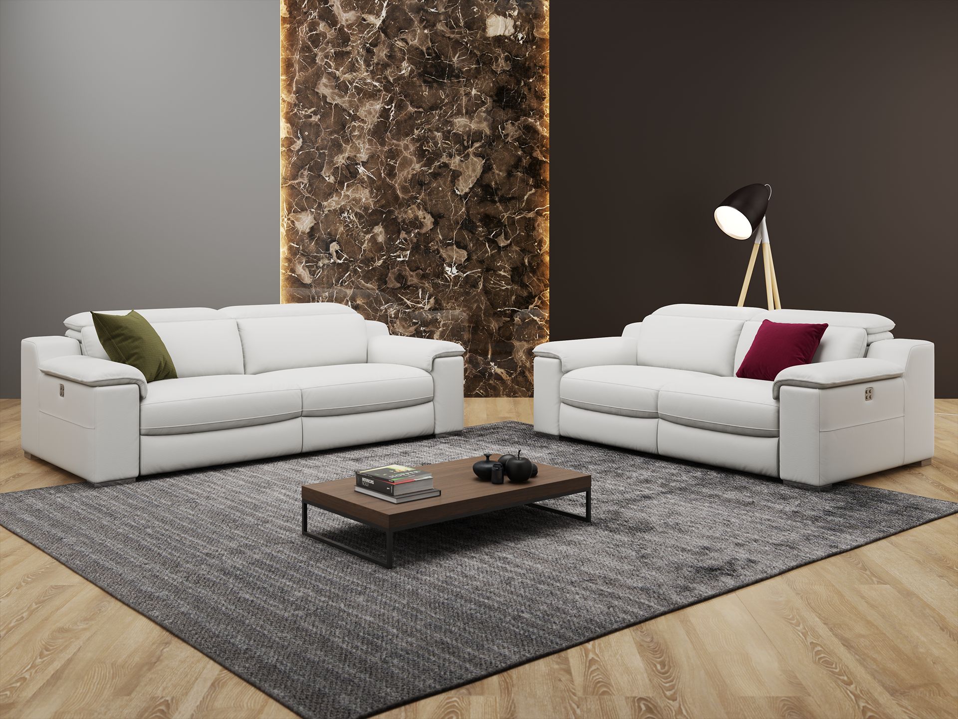 Leder 3-Sitzer Sofa MACELLO