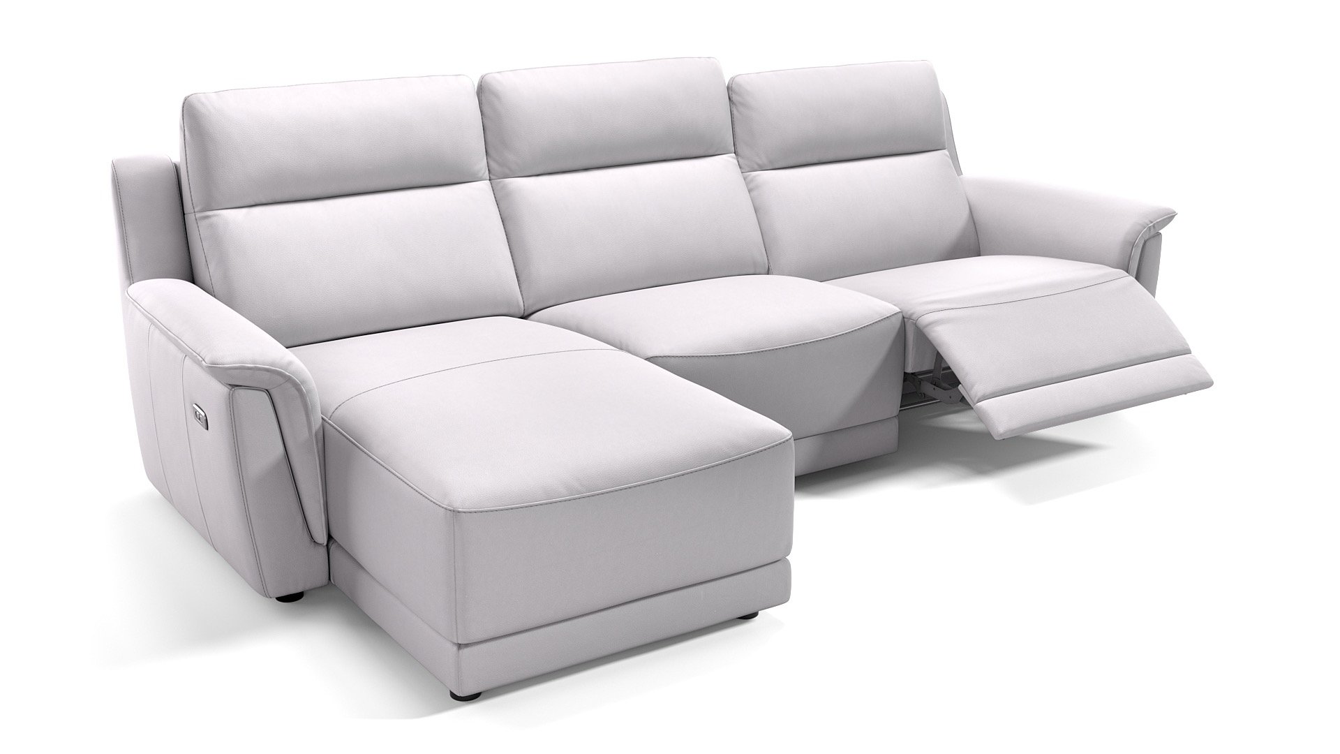 Leder Ecksofa MALITO