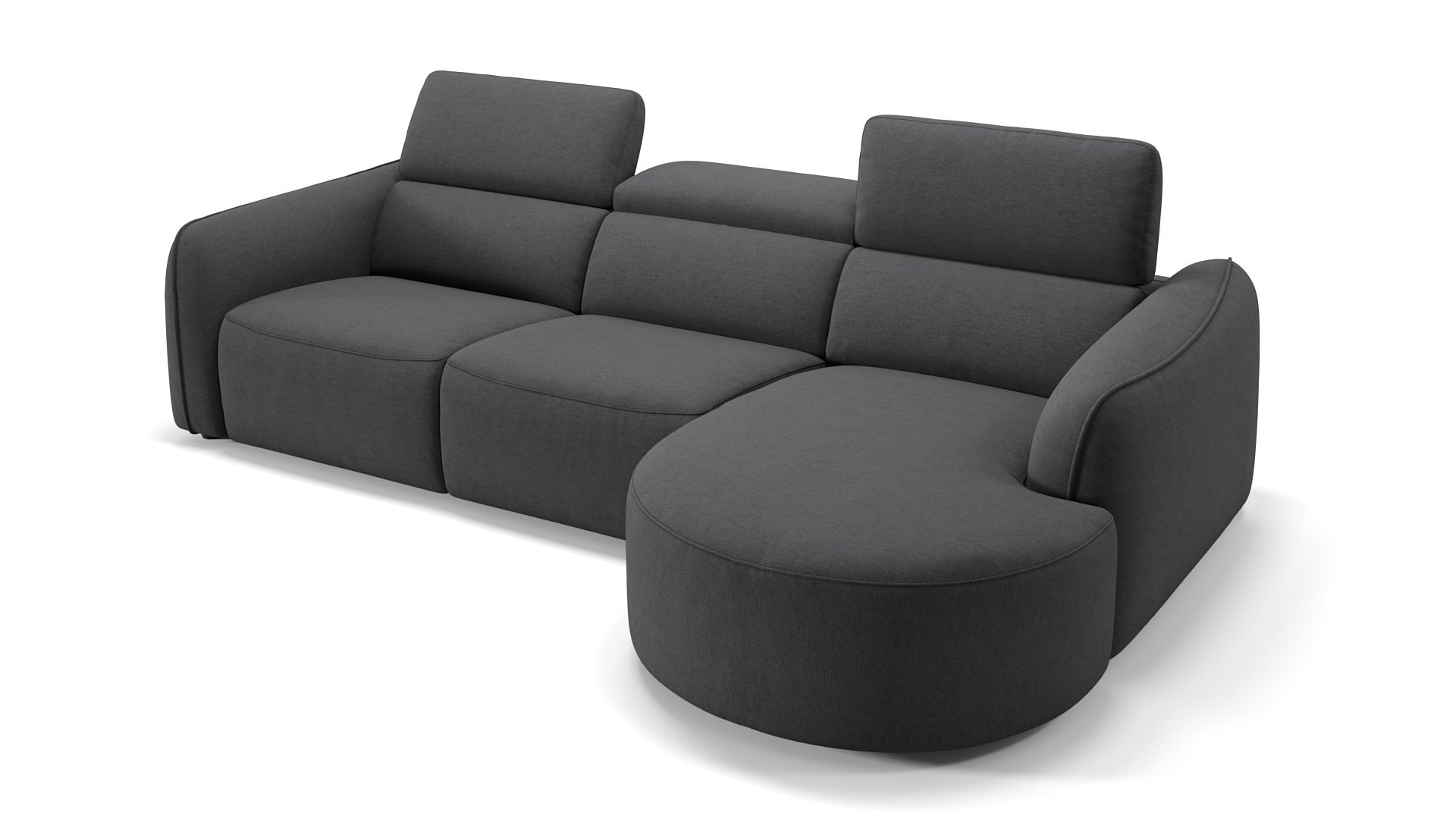 Stoff Ecksofa MILAZZO