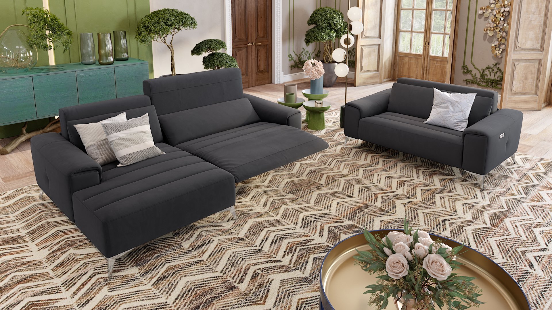 Stoff Ecksofa Mini BELLA