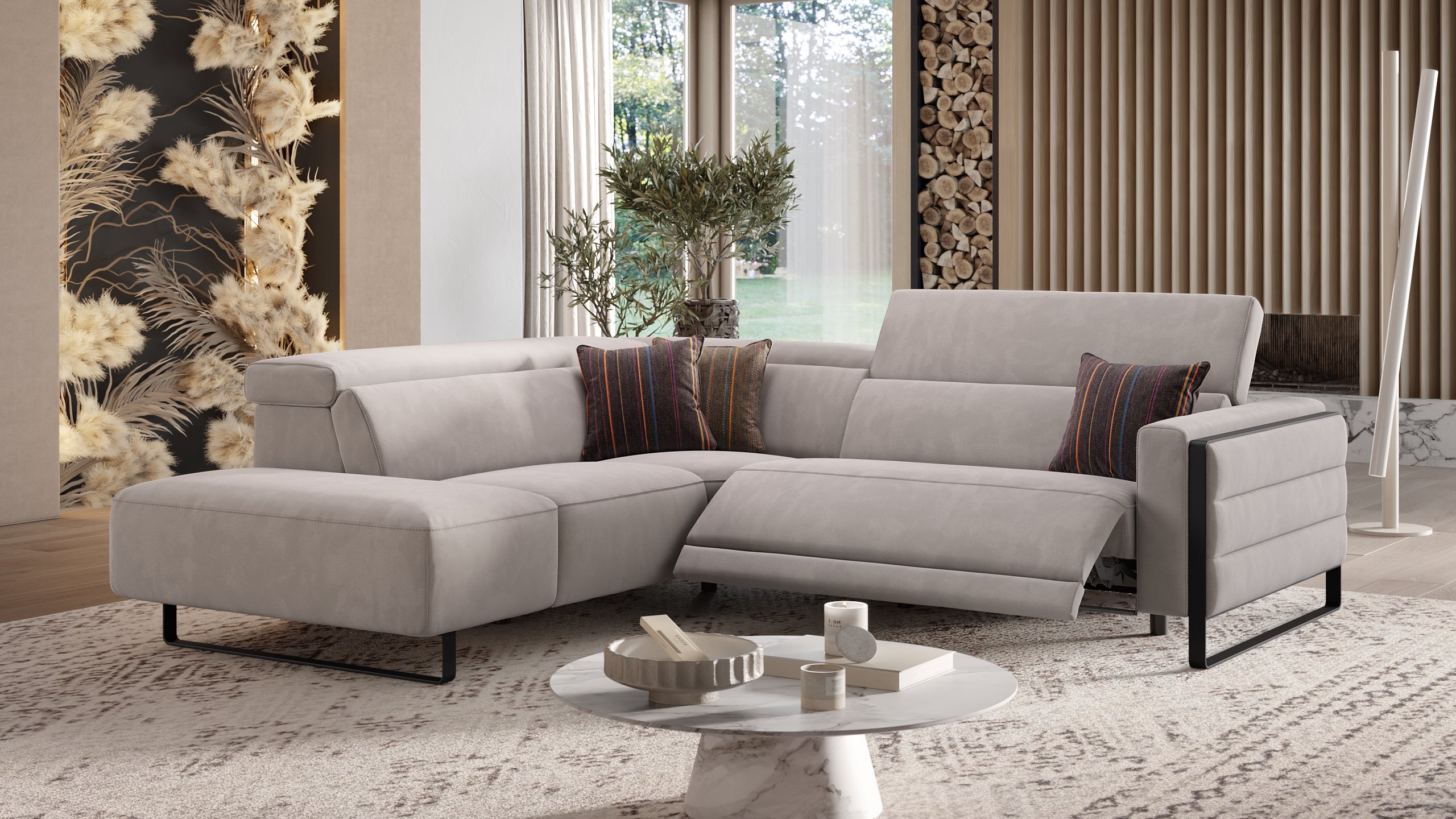 Stoff Ecksofa DELTONA