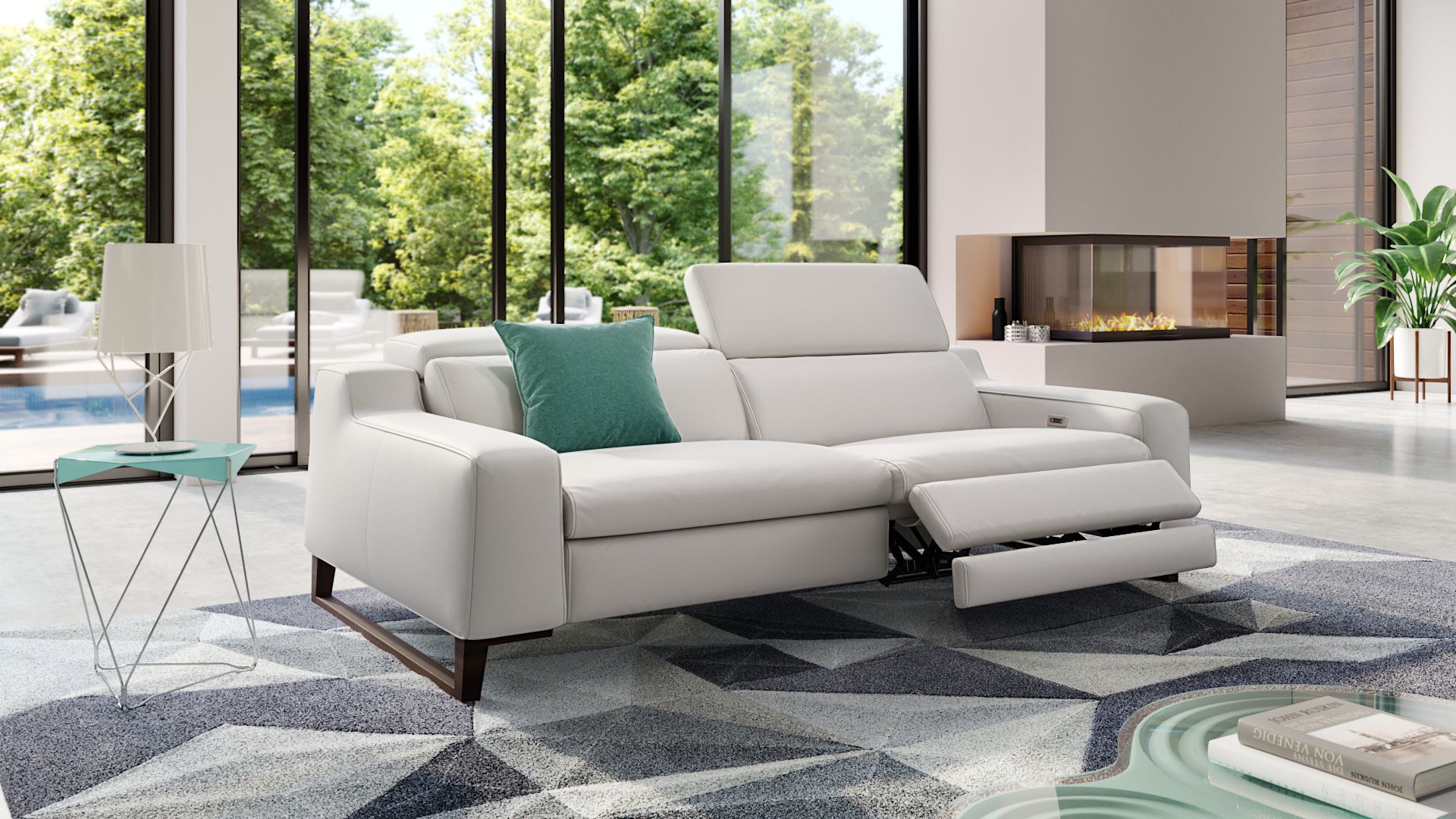 Leder 3-Sitzer Sofa ANDRIA